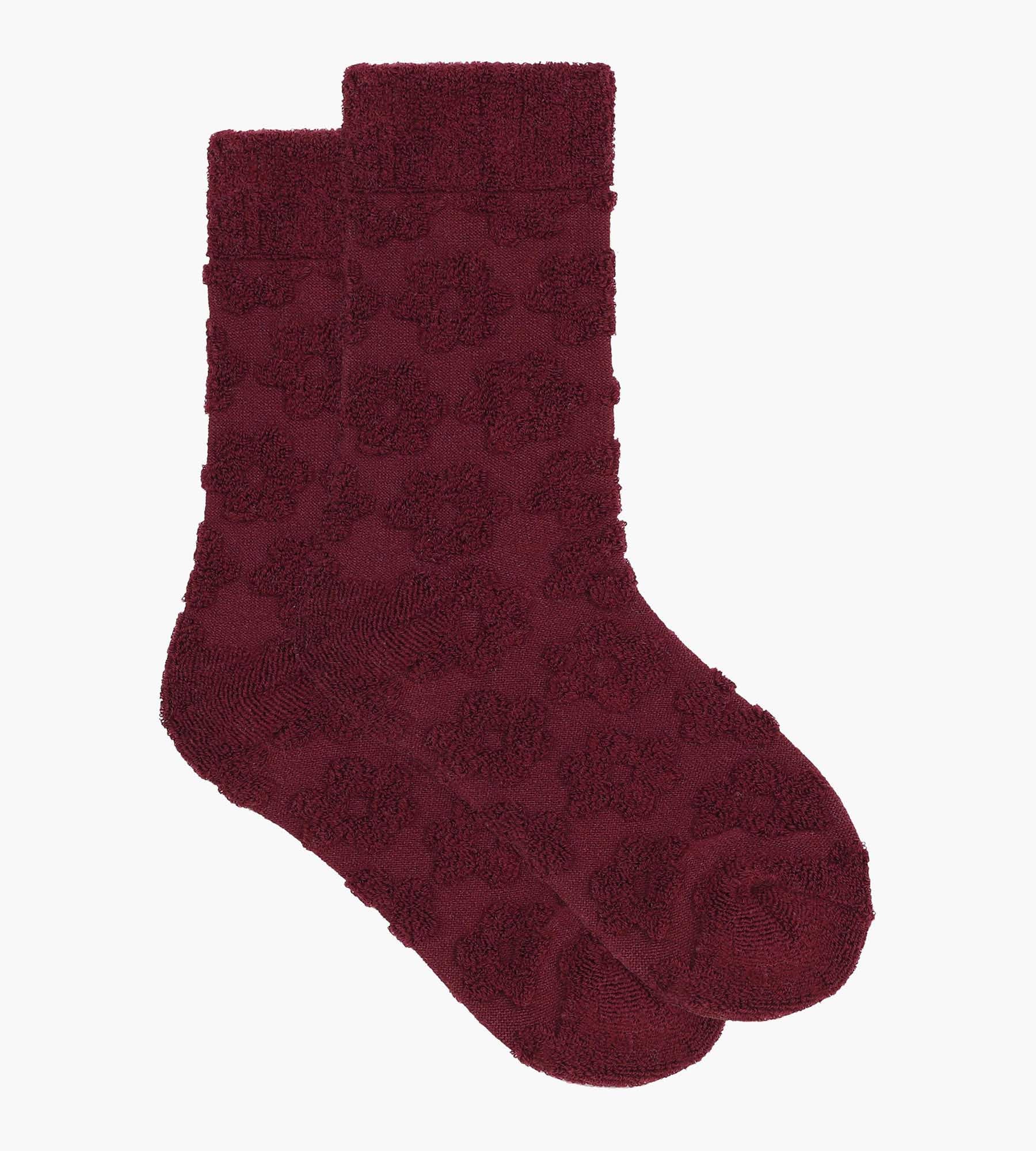 DIM Women's fig terry socks with flowers Dim Mode