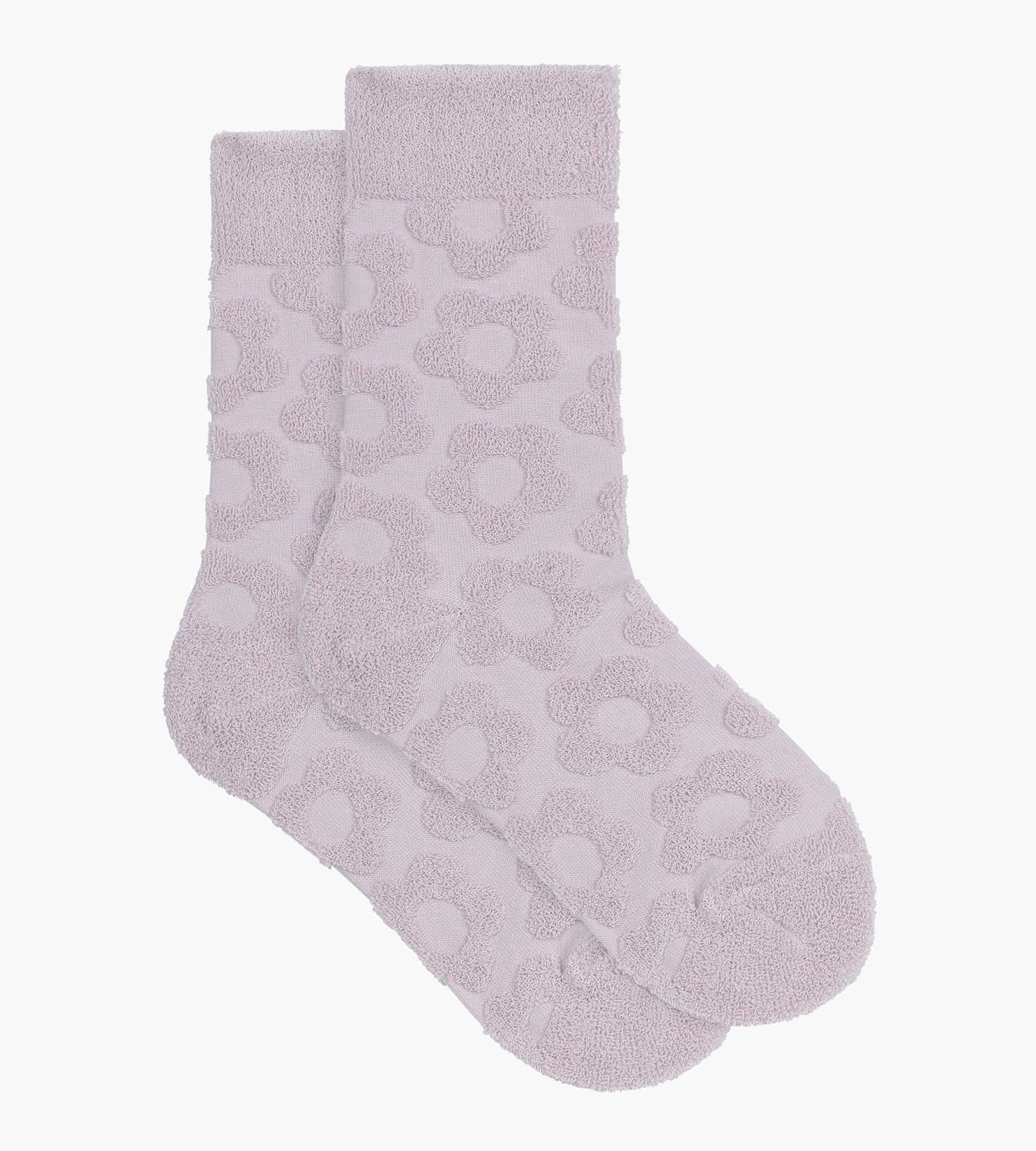 DIM Women's towelling socks with flowers Dim Mode