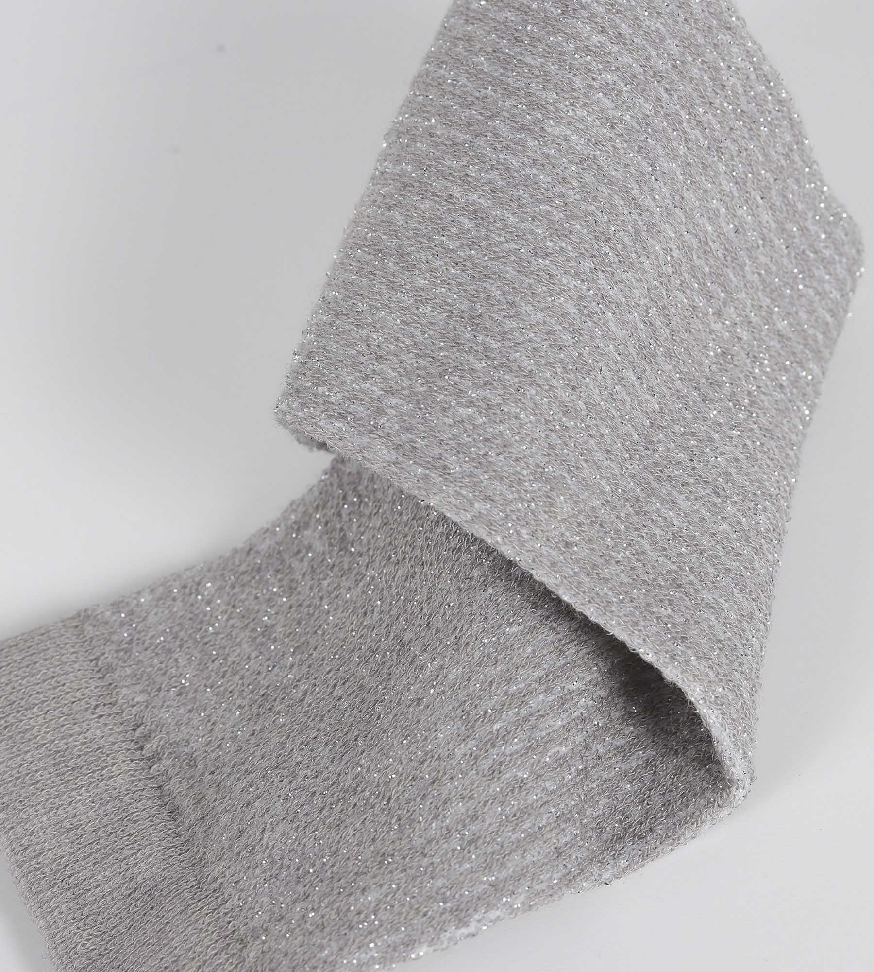 DIM Women's taupe and silver Lurex socks Dim Mode