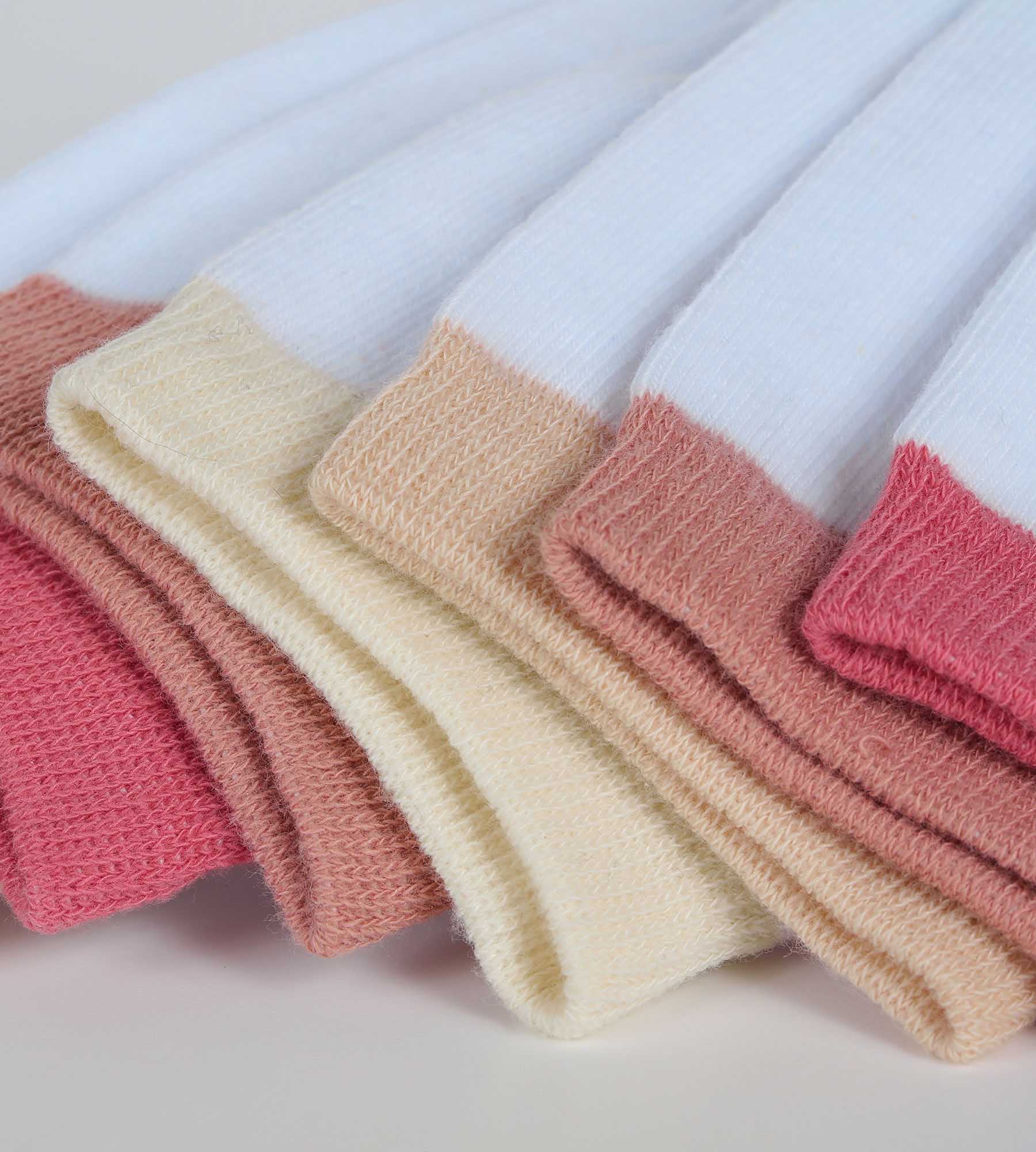 DIM Pack of 4 pairs of women's socks White EcoDim Mode
