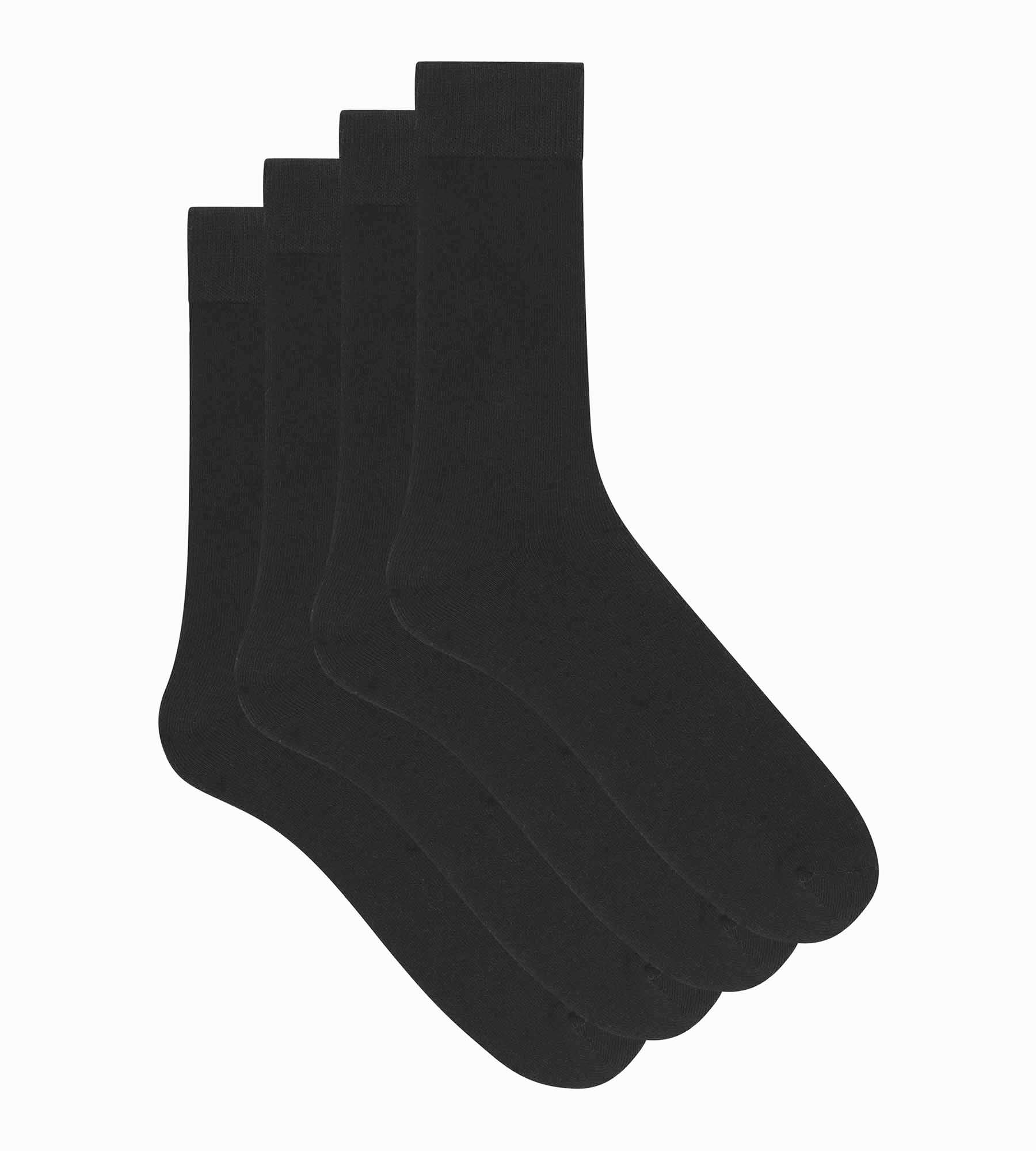 DIM Pack of 2 pairs of black Thermo socks for men