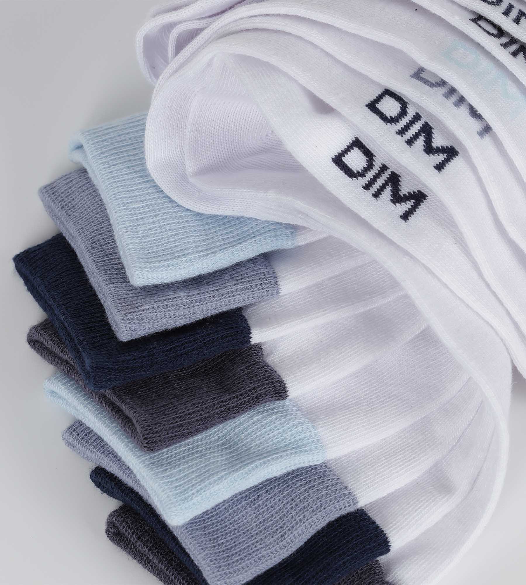 DIM Pack of 4 pairs of men's socks White EcoDim Mode