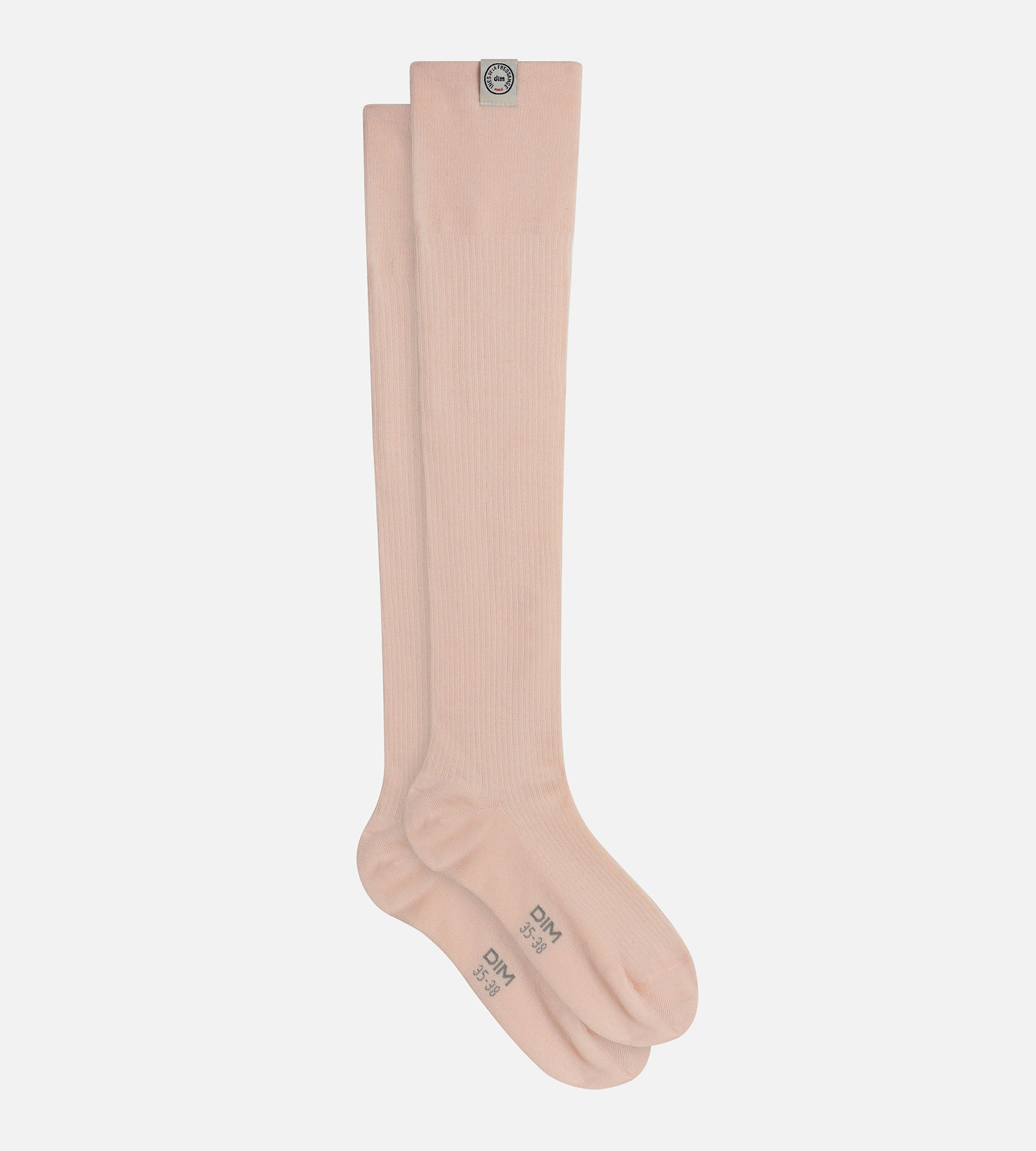 DIM Women's high socks Pink Dim x Inès de La Fressange