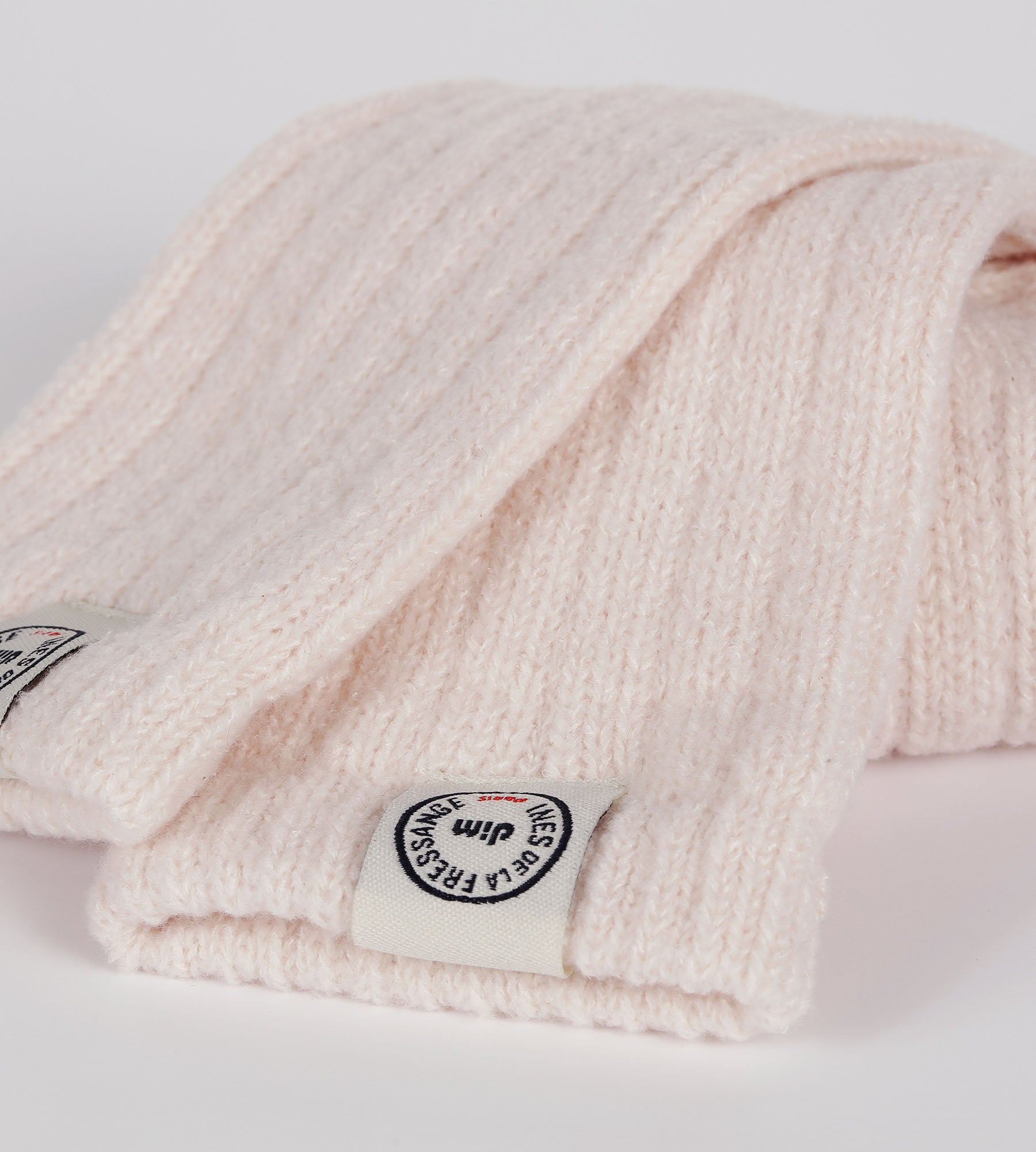 DIM Women's pink ribbed socks Dim x Inès de La Fressange