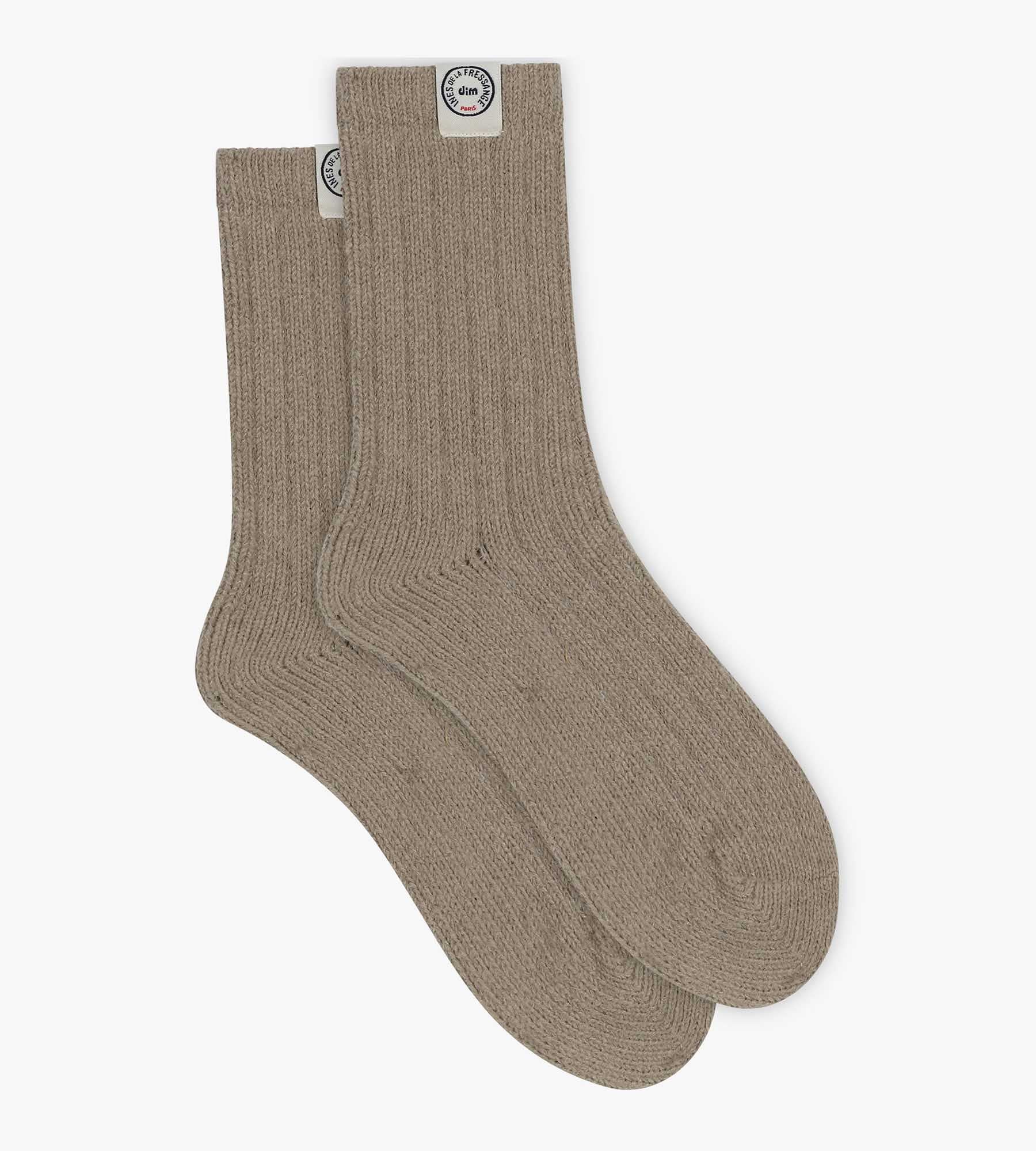 DIM Fungi ribbed women's sock Dim x Inès de La Fressange