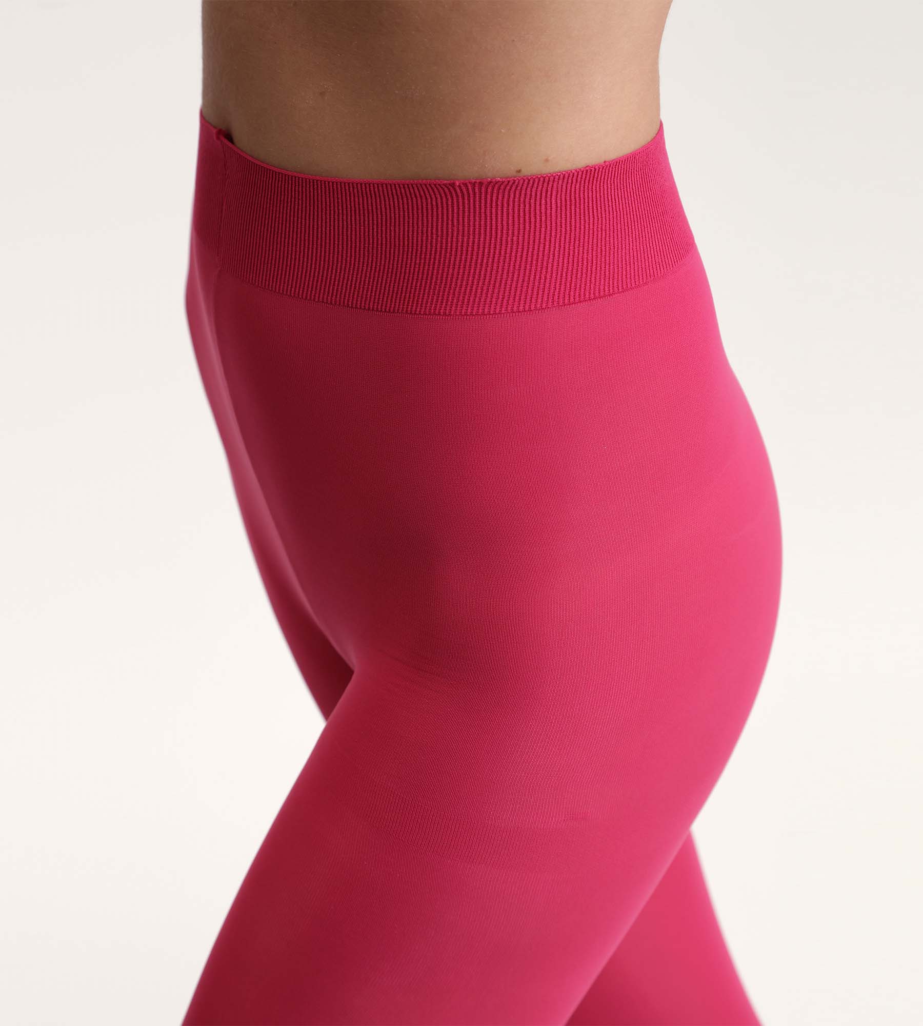 DIM Fuchsia opaque tights 50D Dim x Ines de la Fressange