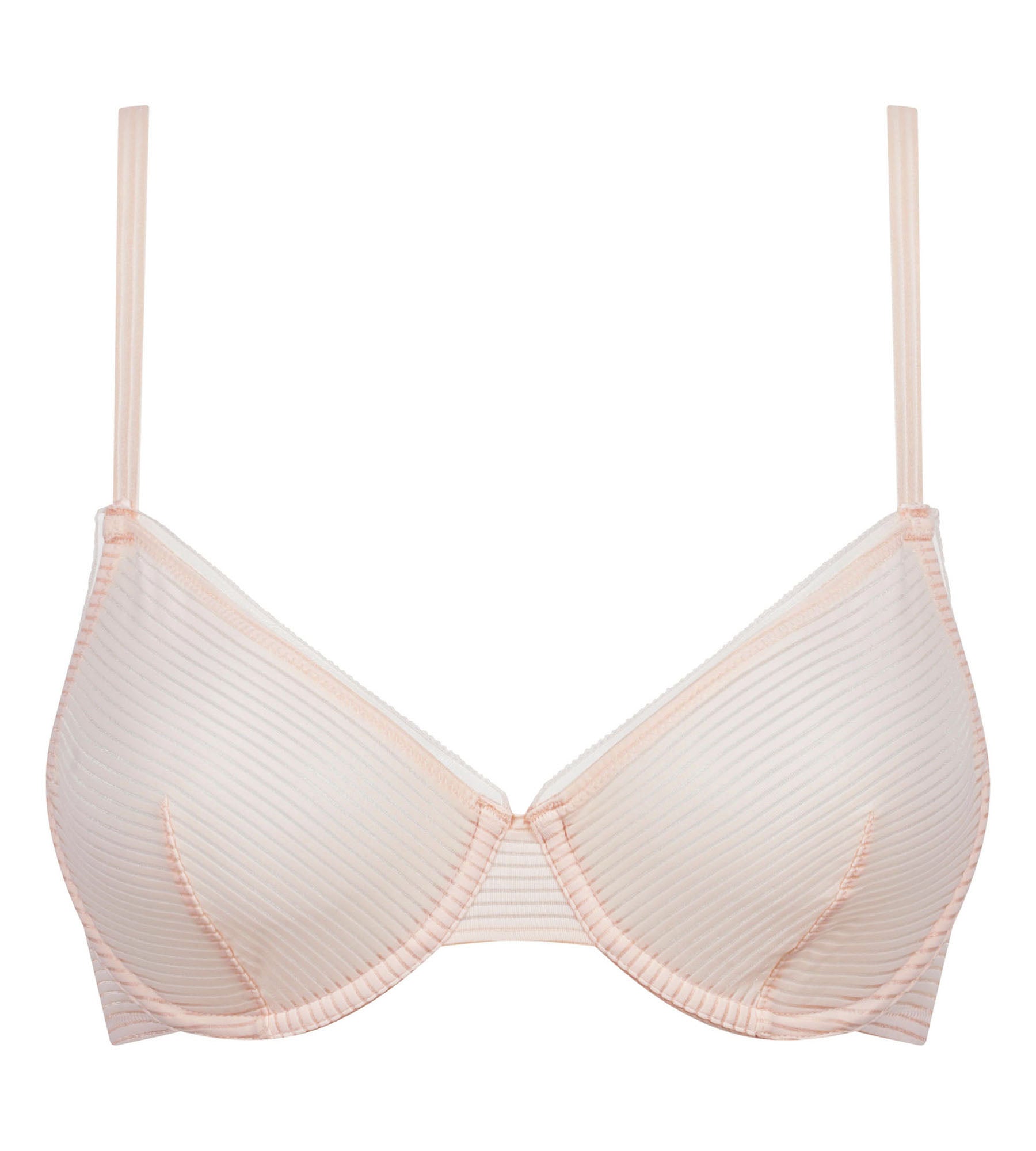 DIM Pink corbeille bra Dim x Inès de La Fressange