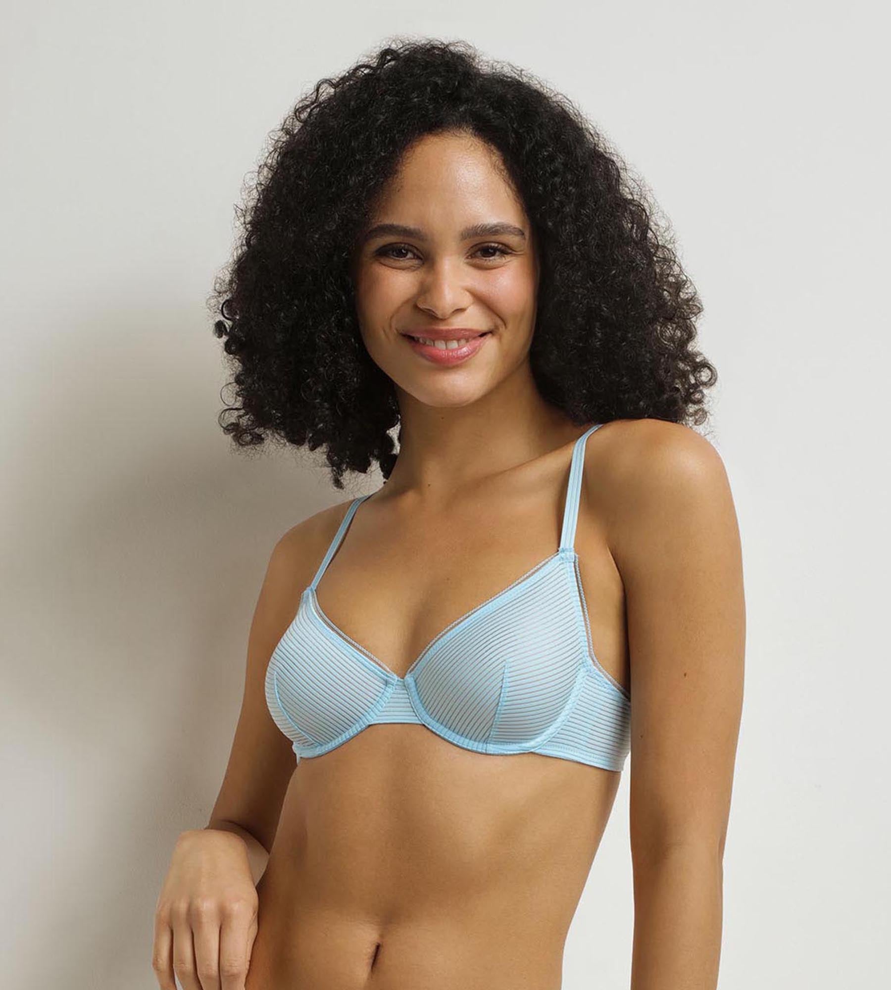 DIM Blue corbeille bra Dim x Ines de La Fressange