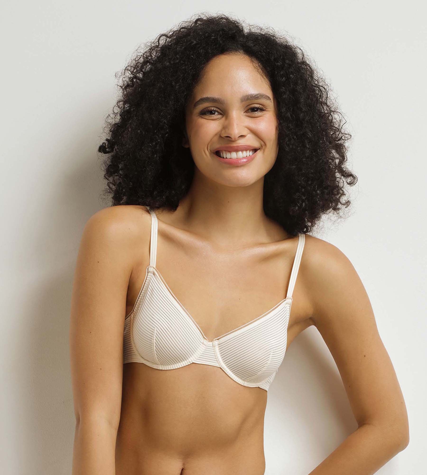 DIM Beige corbeille bra Dim x Inès de La Fressange