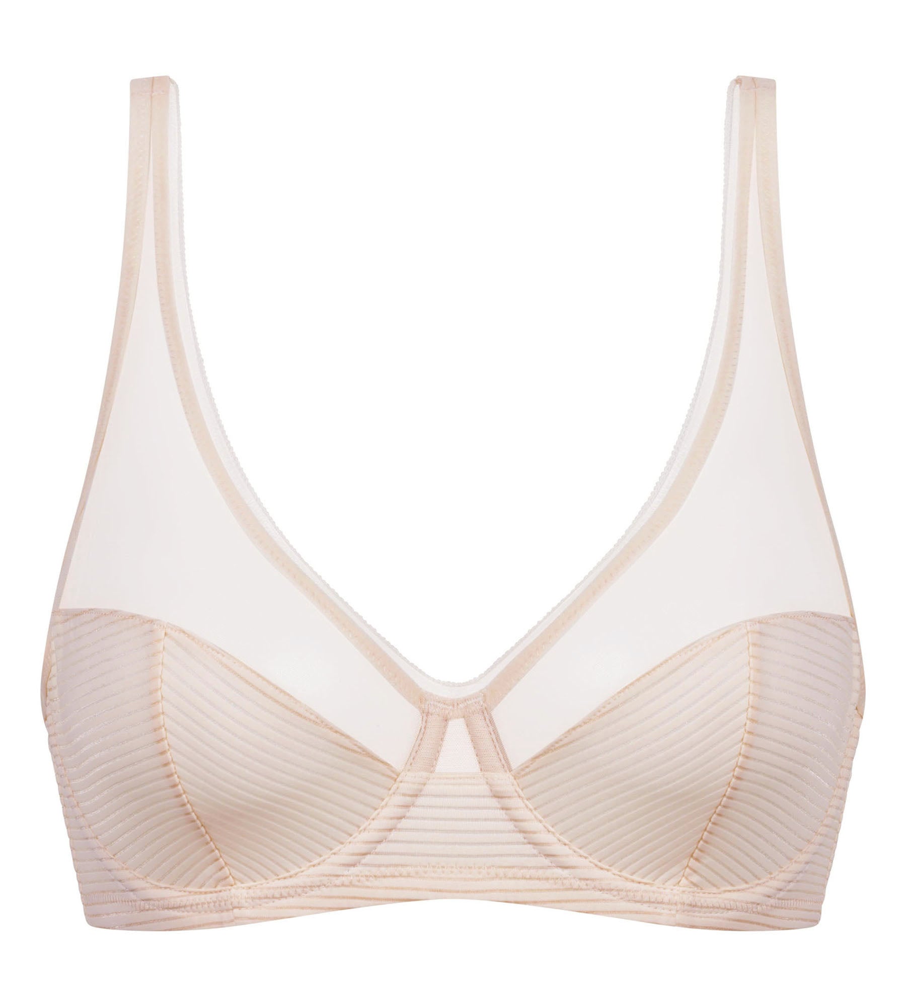 DIM Pink push-on bra Dim x Ines de La Fressange