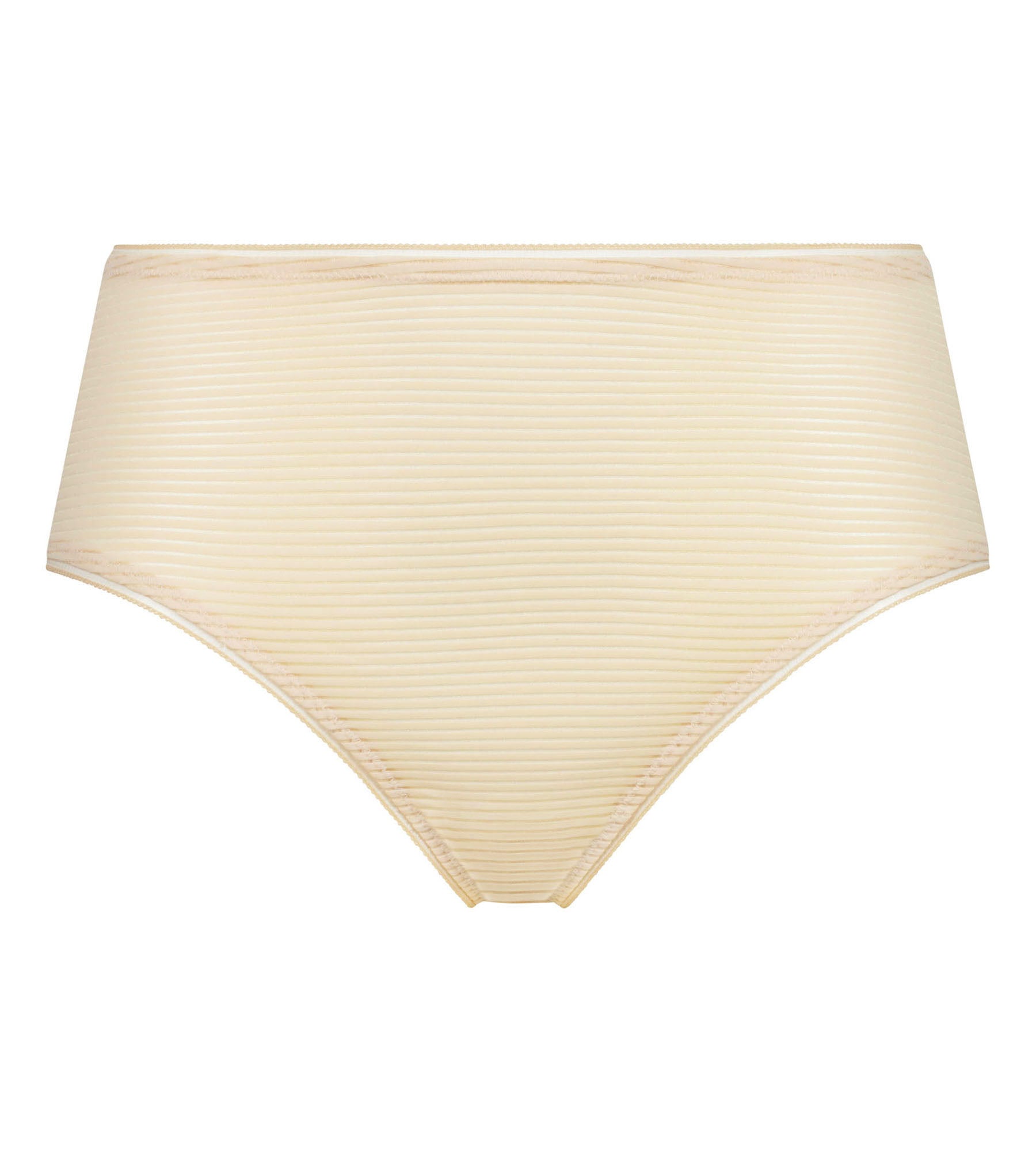 DIM Women's high waist brief with beige stripes Dim x Ines de La Fressange