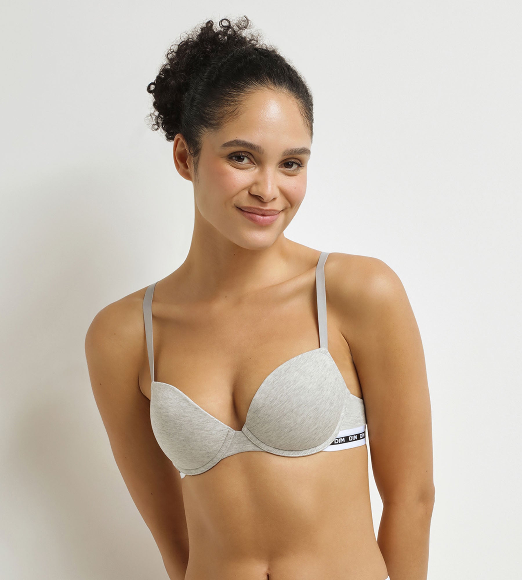 DIM Dim Icons Grey underwired basket bra