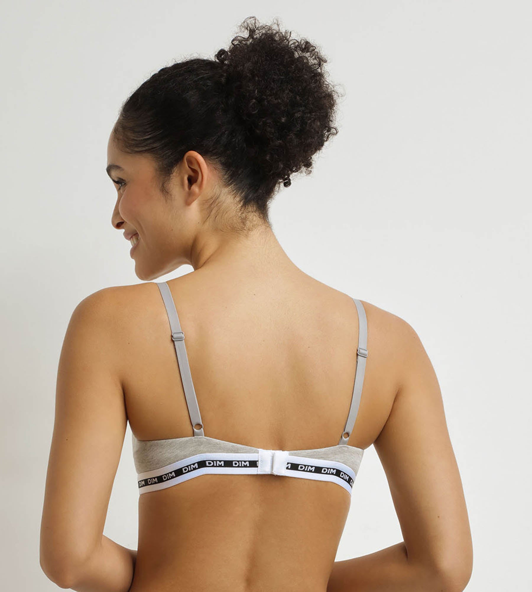 DIM Dim Icons Grey underwired basket bra