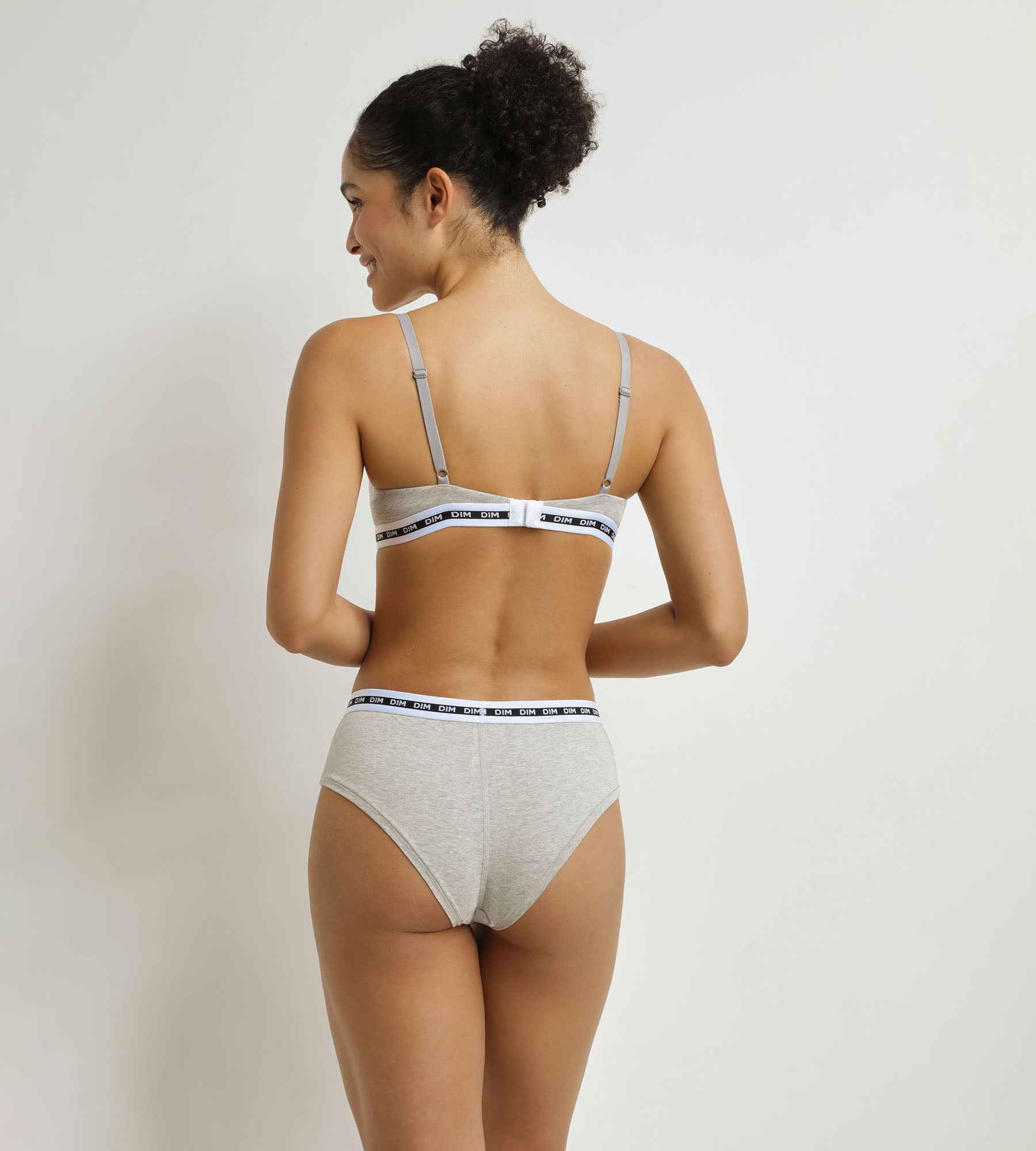 DIM Dim Icons Grey underwired basket bra