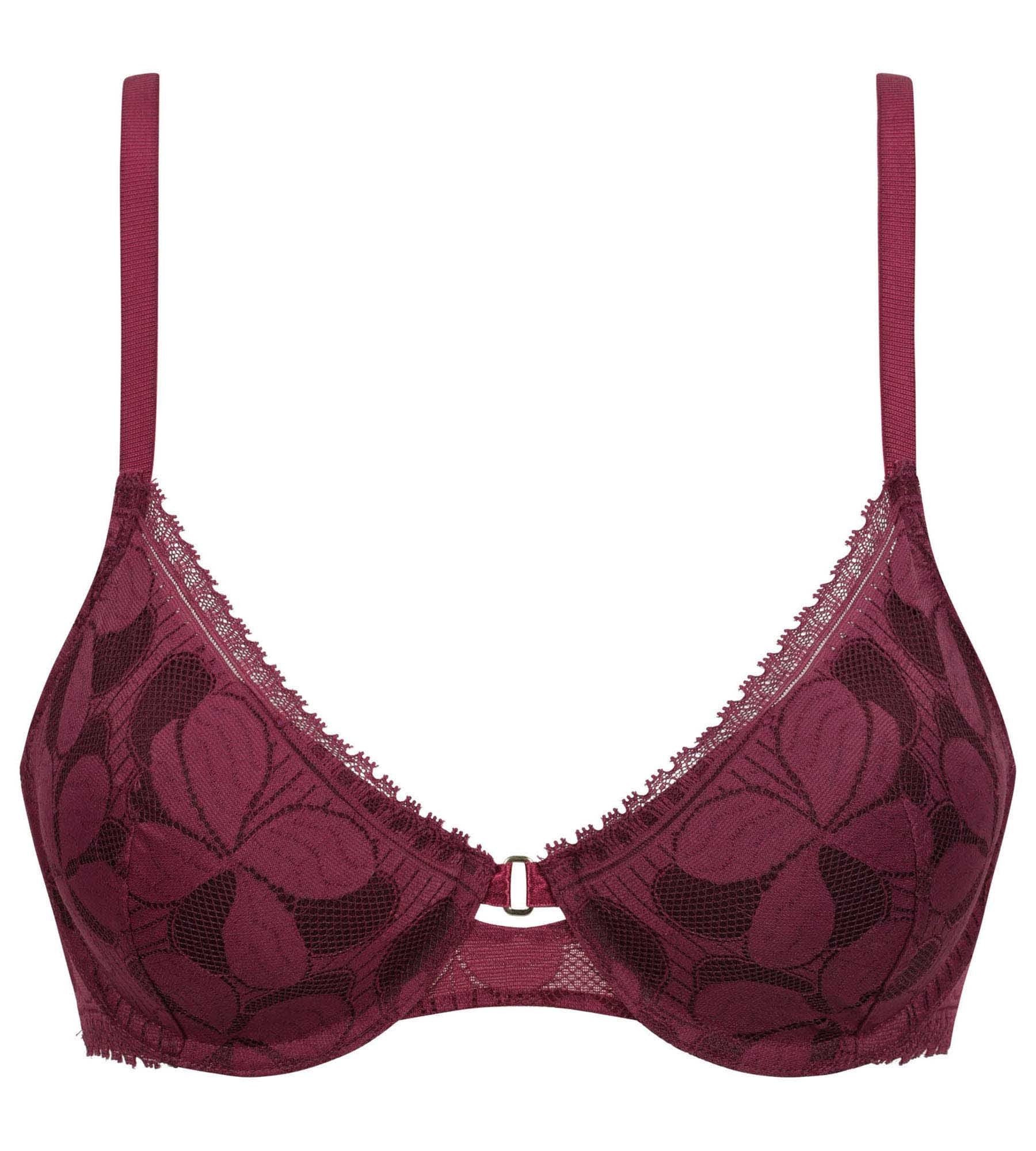DIM Fig Art Flowers underwired basket bra