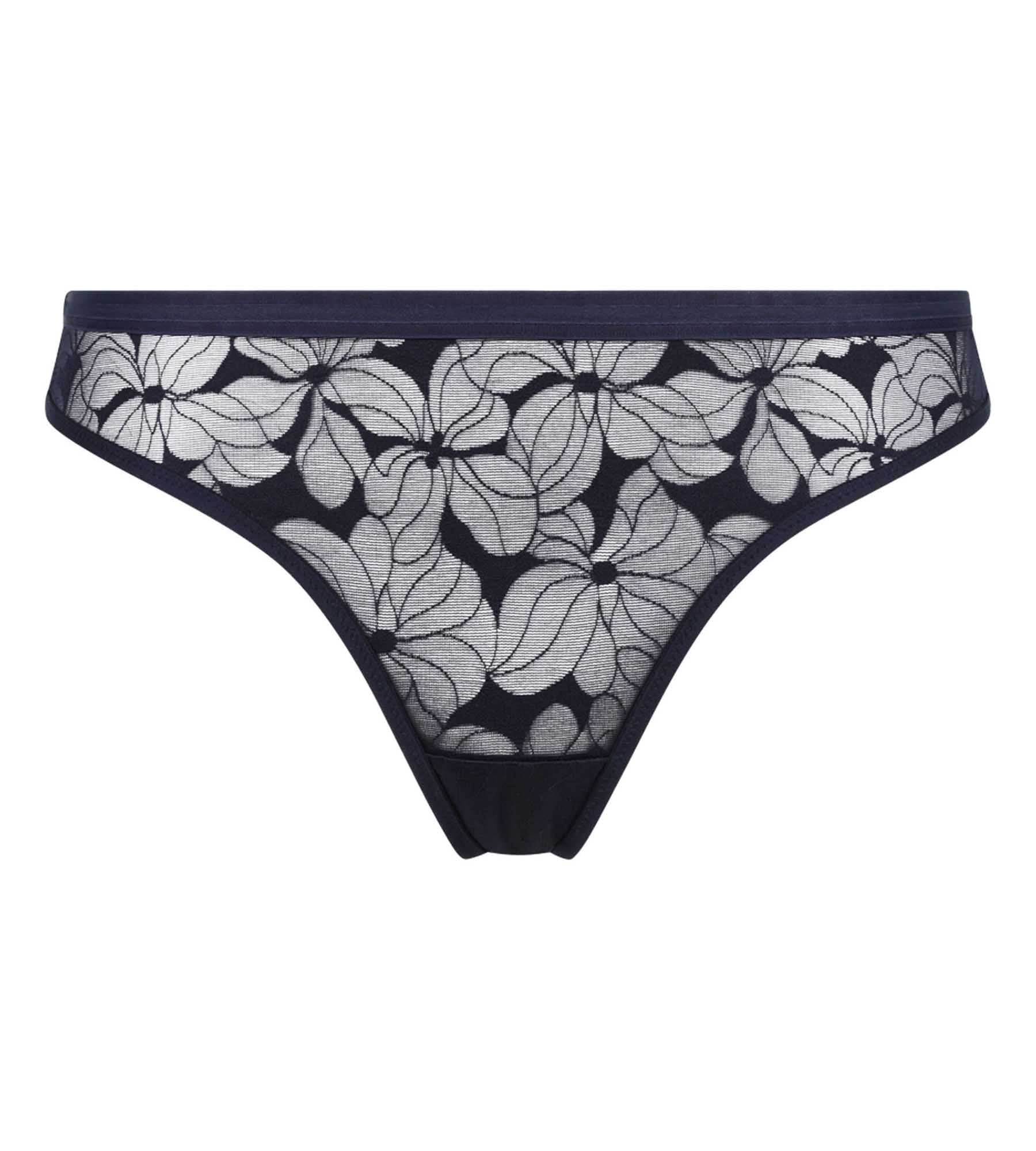 DIM Women's thong Blue Dim Bloom