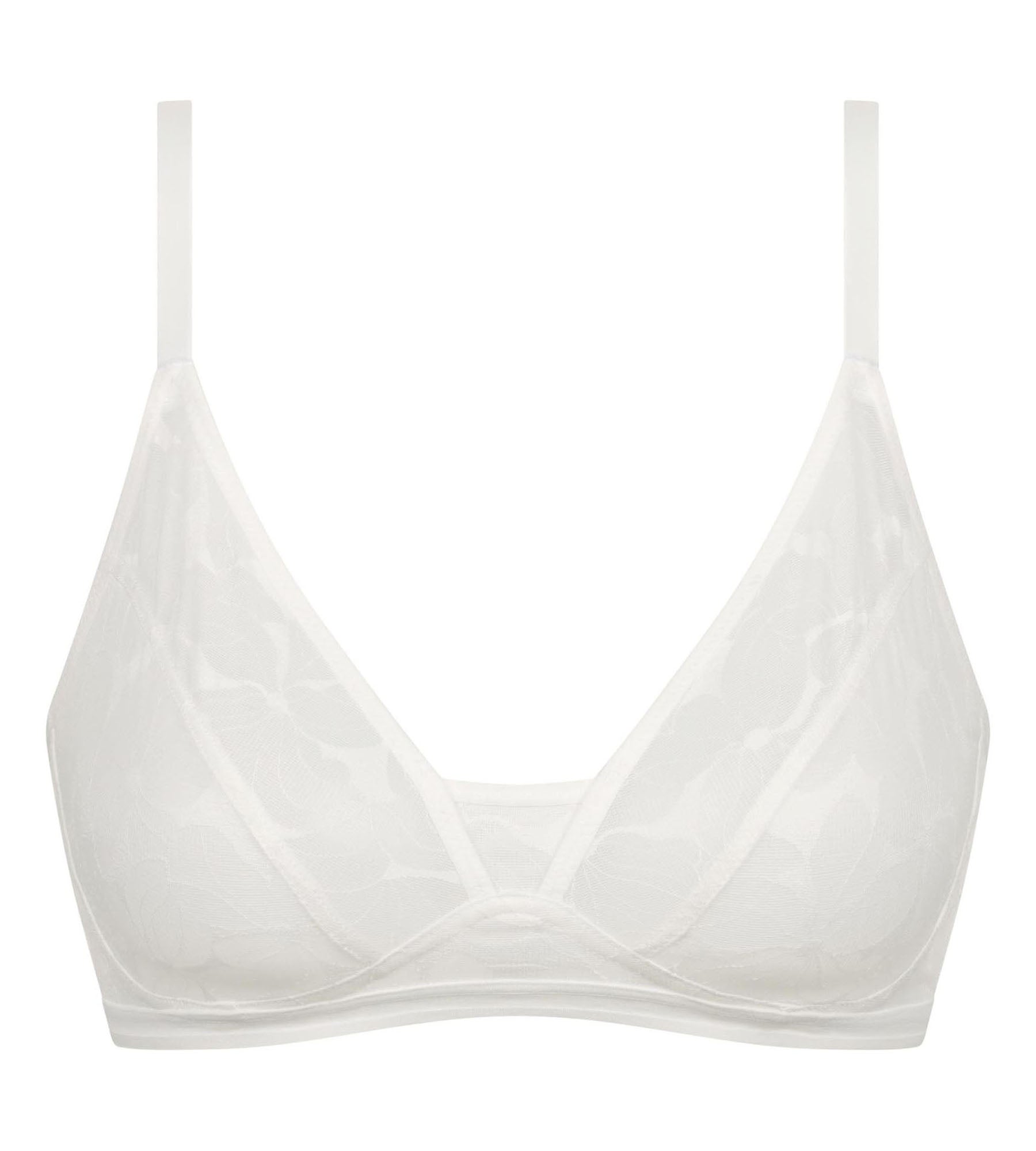 DIM Unwired triangle bra White Dim Bloom