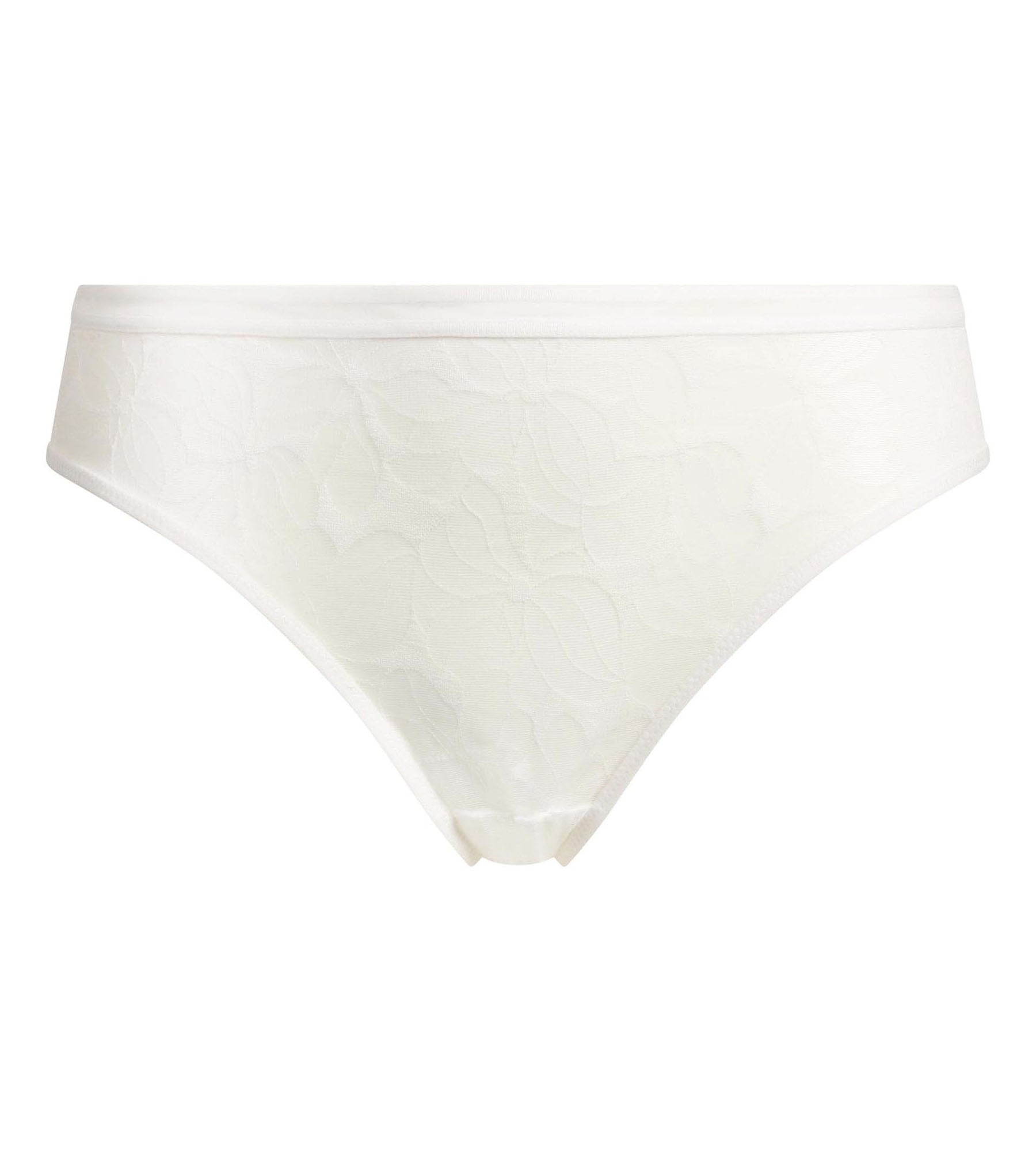 DIM White floral knickers Dim Bloom