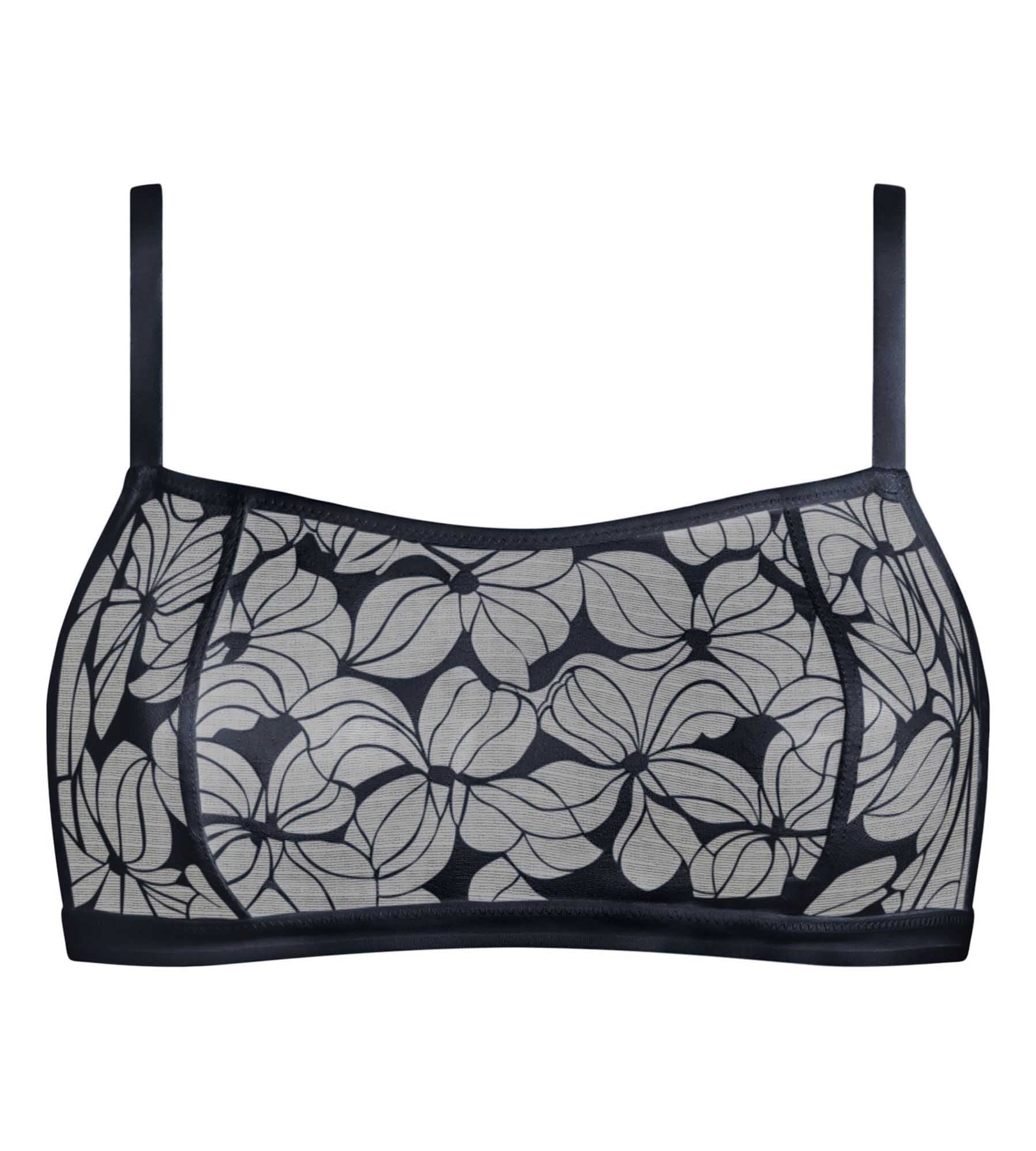 DIM Blue Dim Bloom underwired bralette