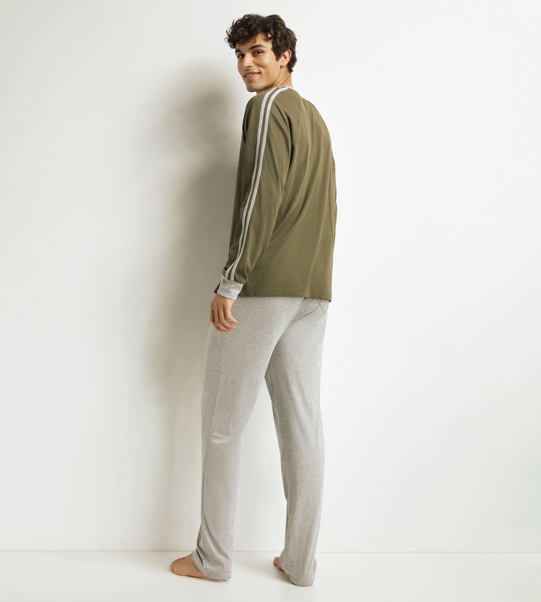 DIM Men's military pyjama trouser set Dim Jersey