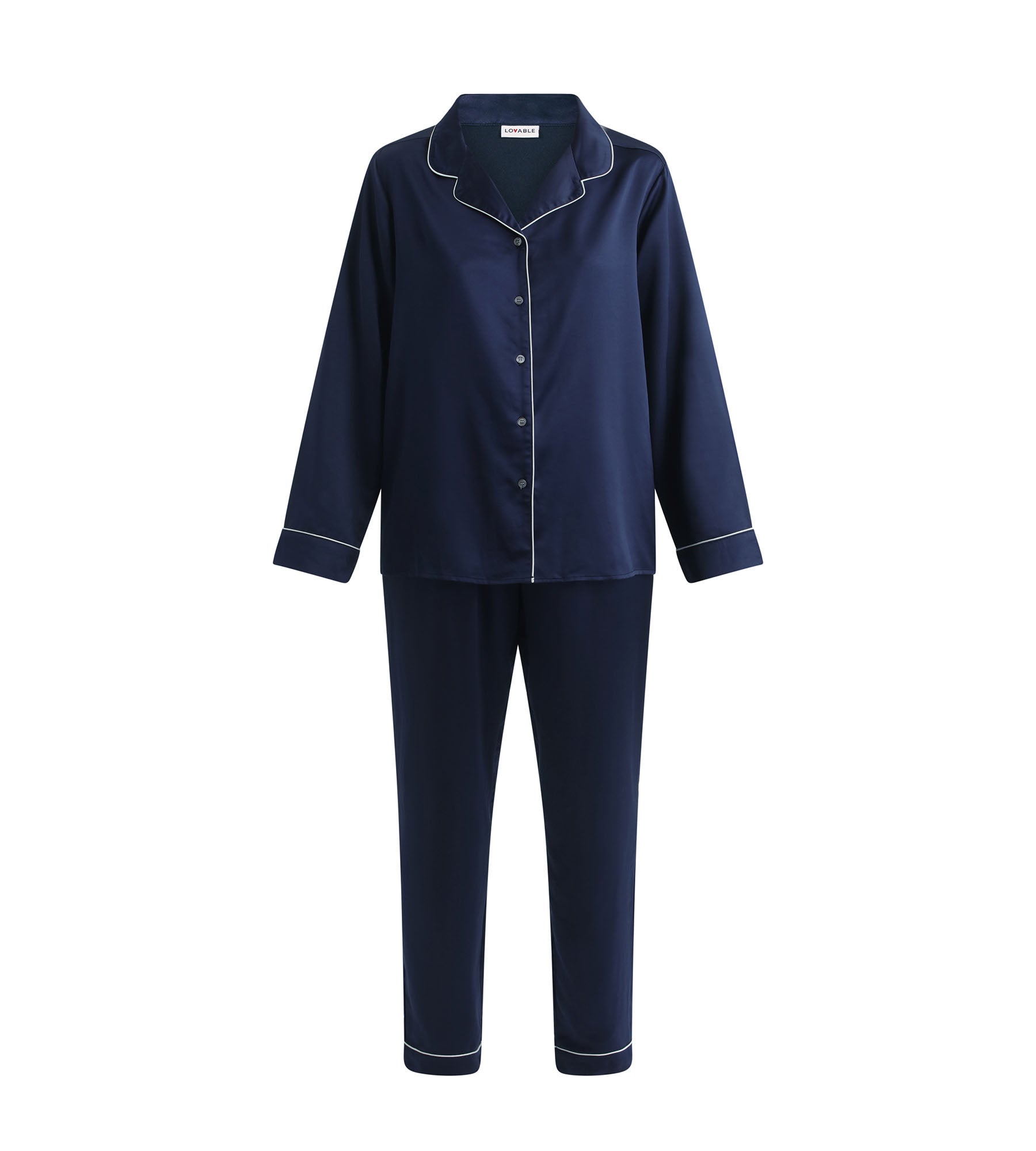 DIM Women's pyjama trouser set Midnight Blue Don't Disturb