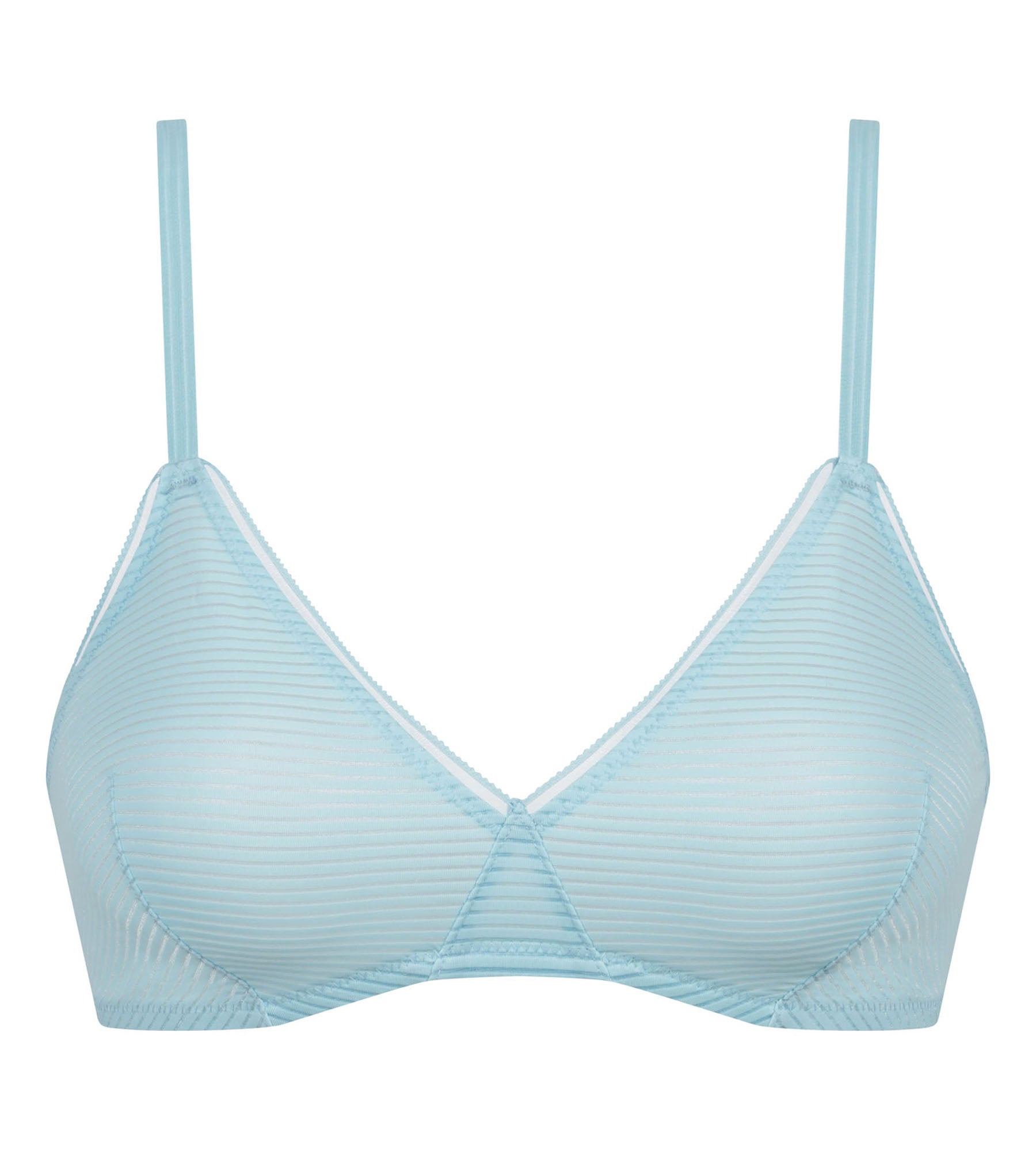 DIM Blue triangle bra Dim x Ines De La Fressange