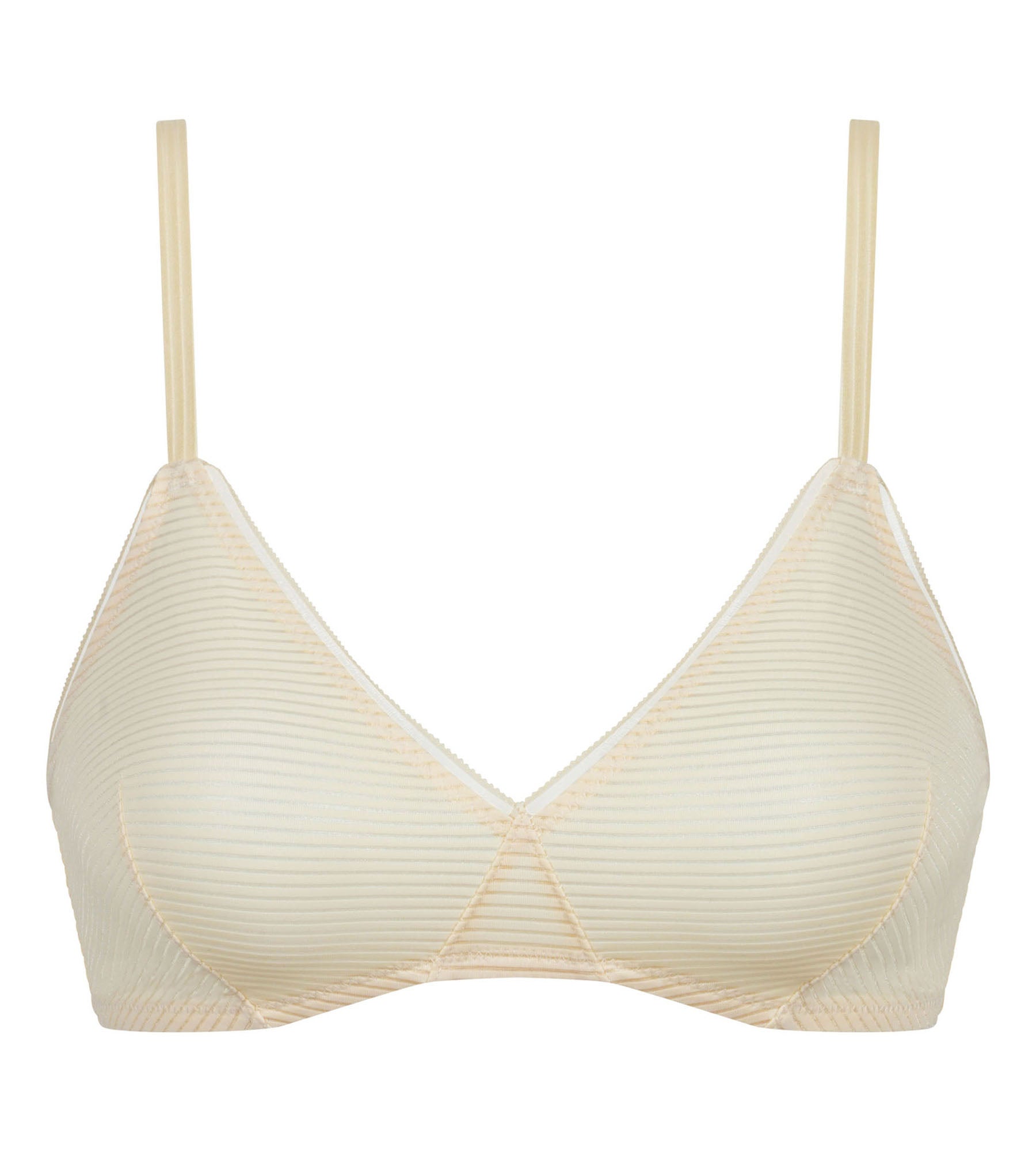 DIM Beige triangle bra Dim x Inès De La Fressange