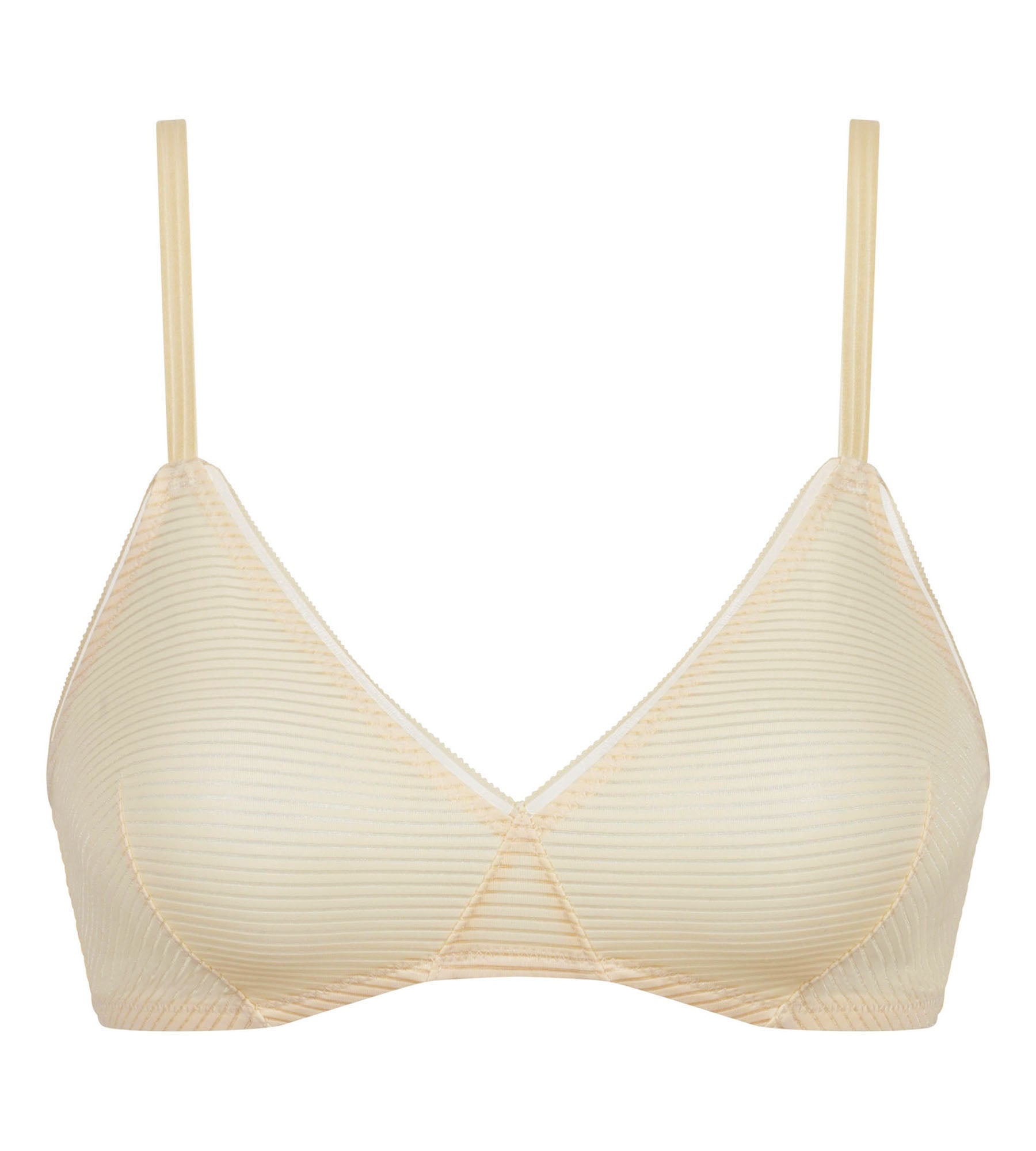 DIM Beige triangle bra Dim x Ines De La Fressange