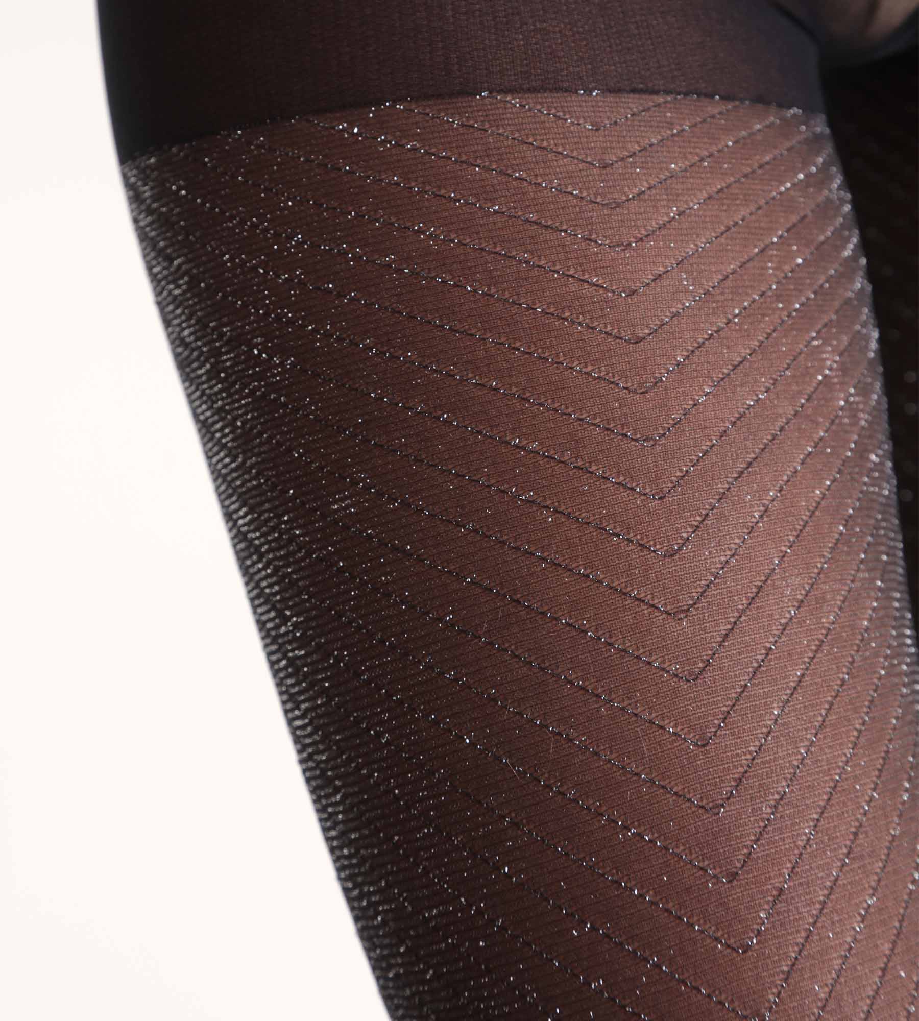 DIM Black Shiny Sequined Tights Dim Style