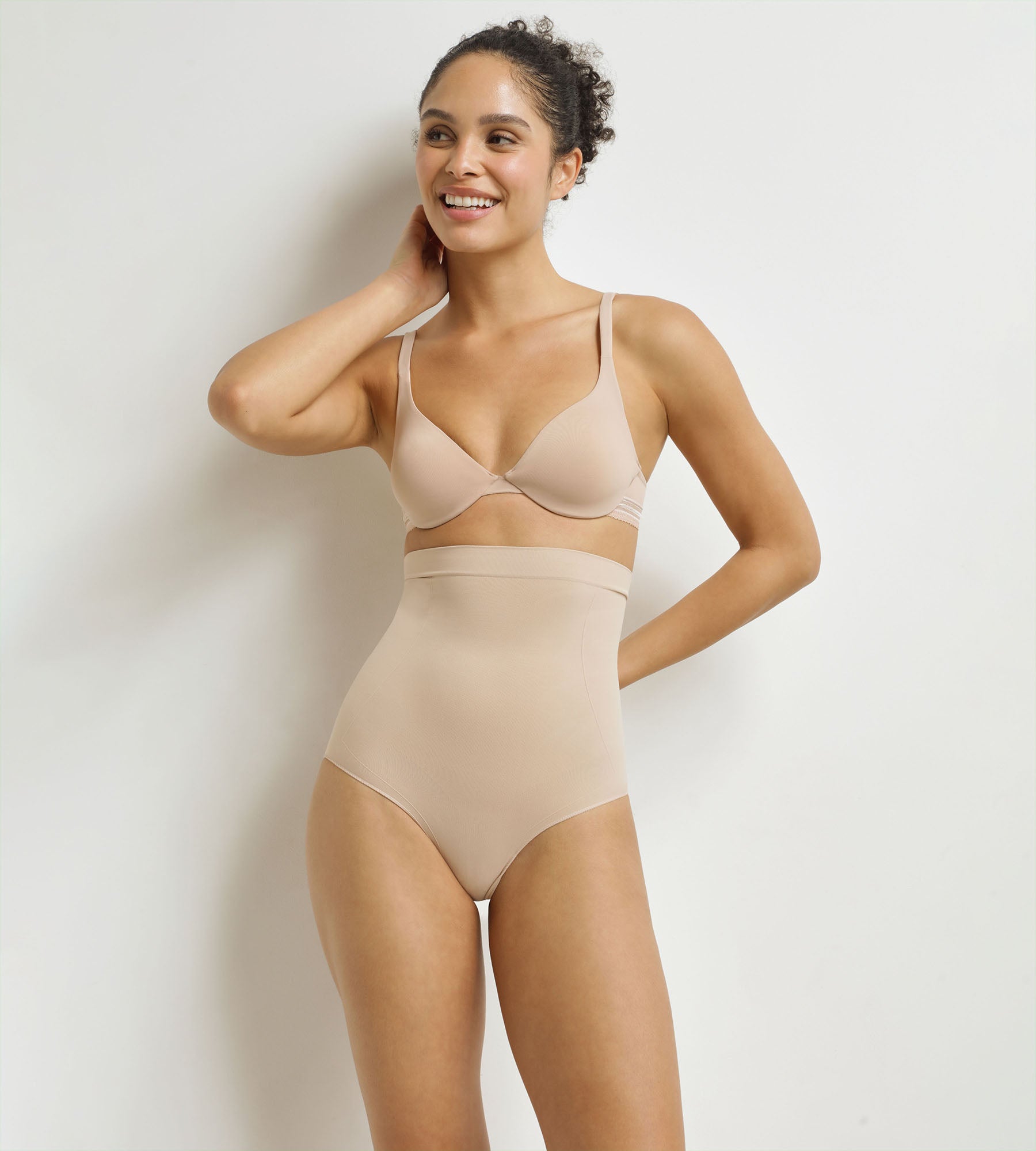 DIM Women's high waist second skin Nude Dim Silhouette