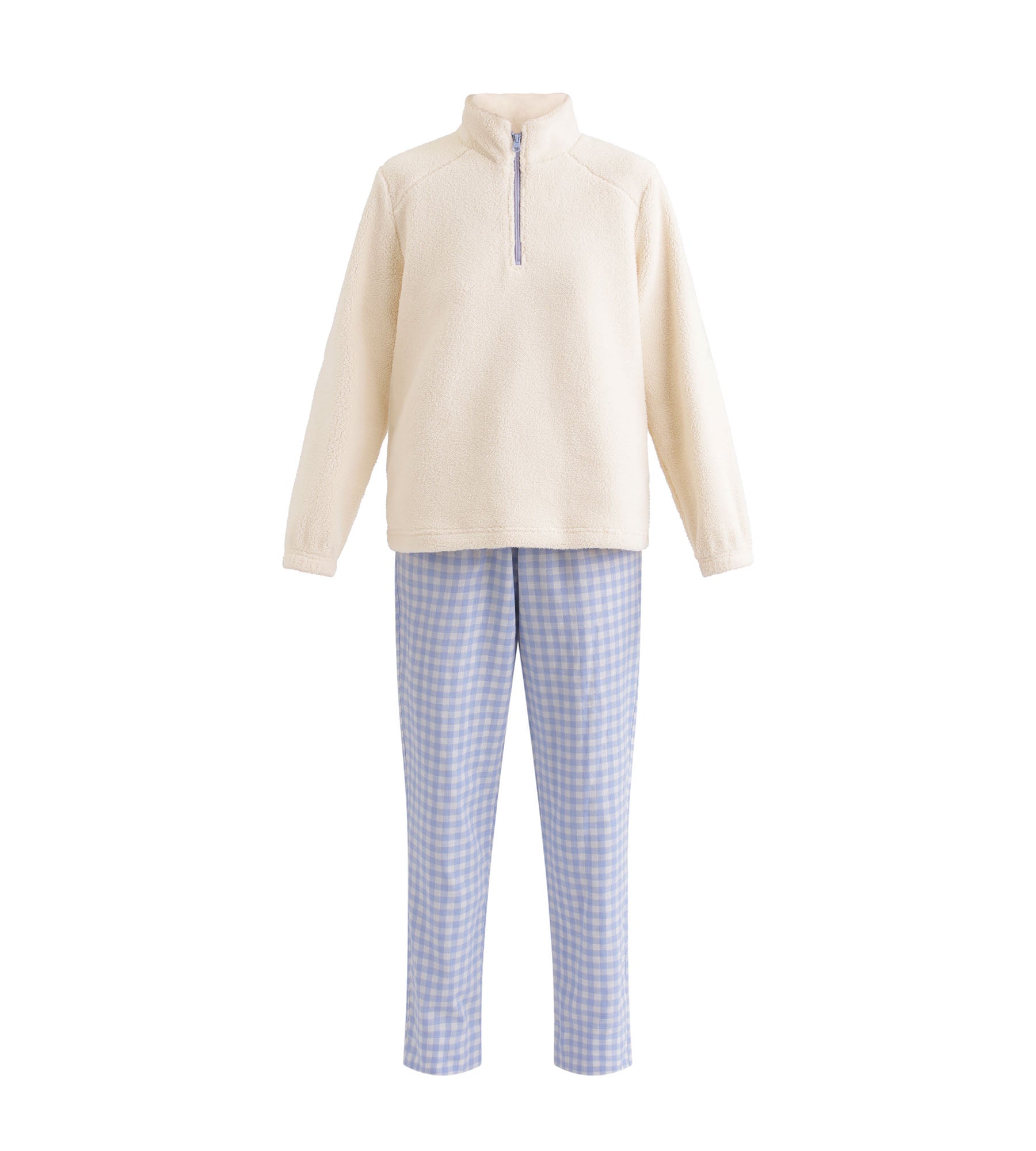 DIM Women's pyjama trouser set Blue Grey Dim Warm