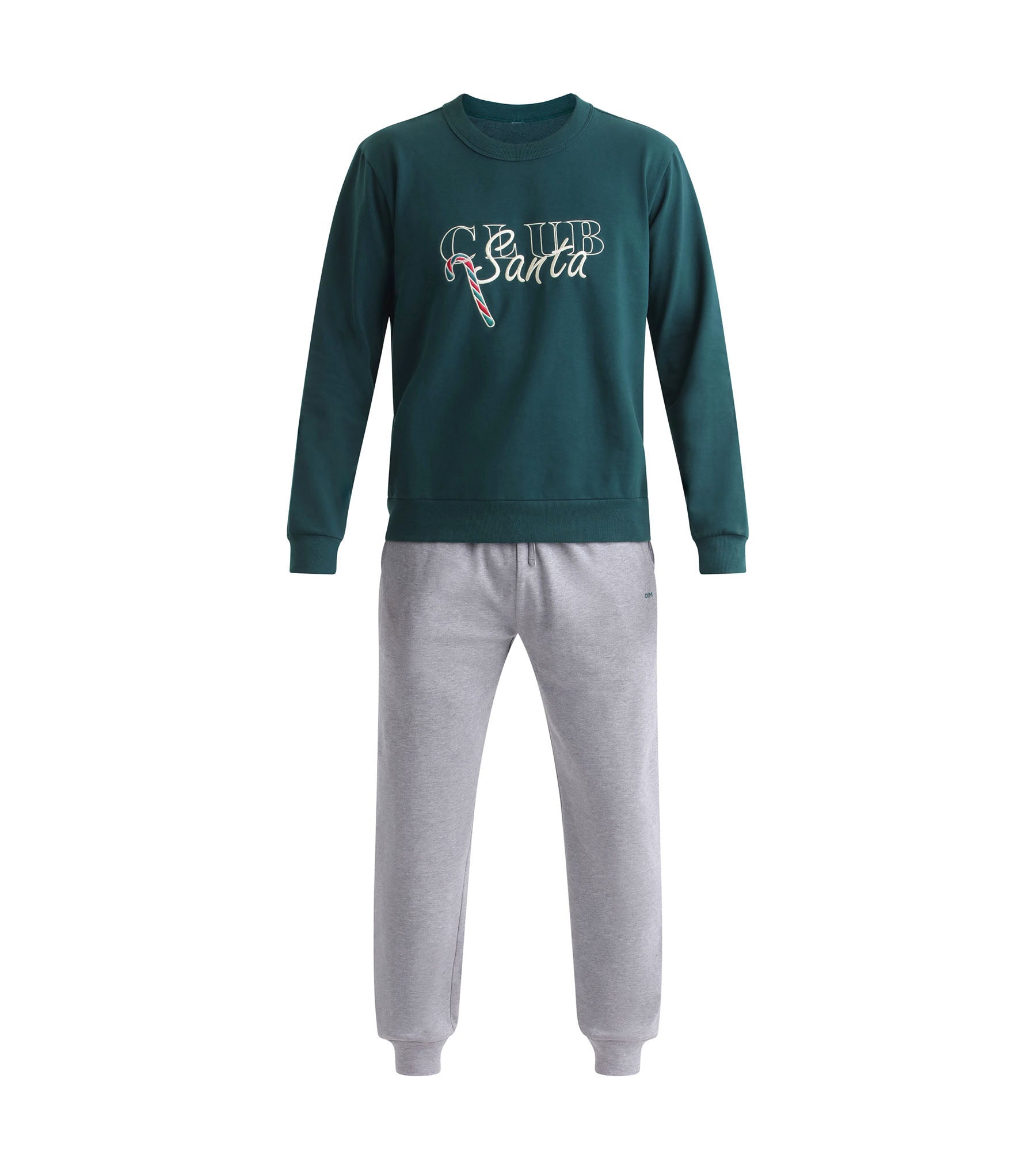 DIM Men's pyjama trouser set Grey Green Dim