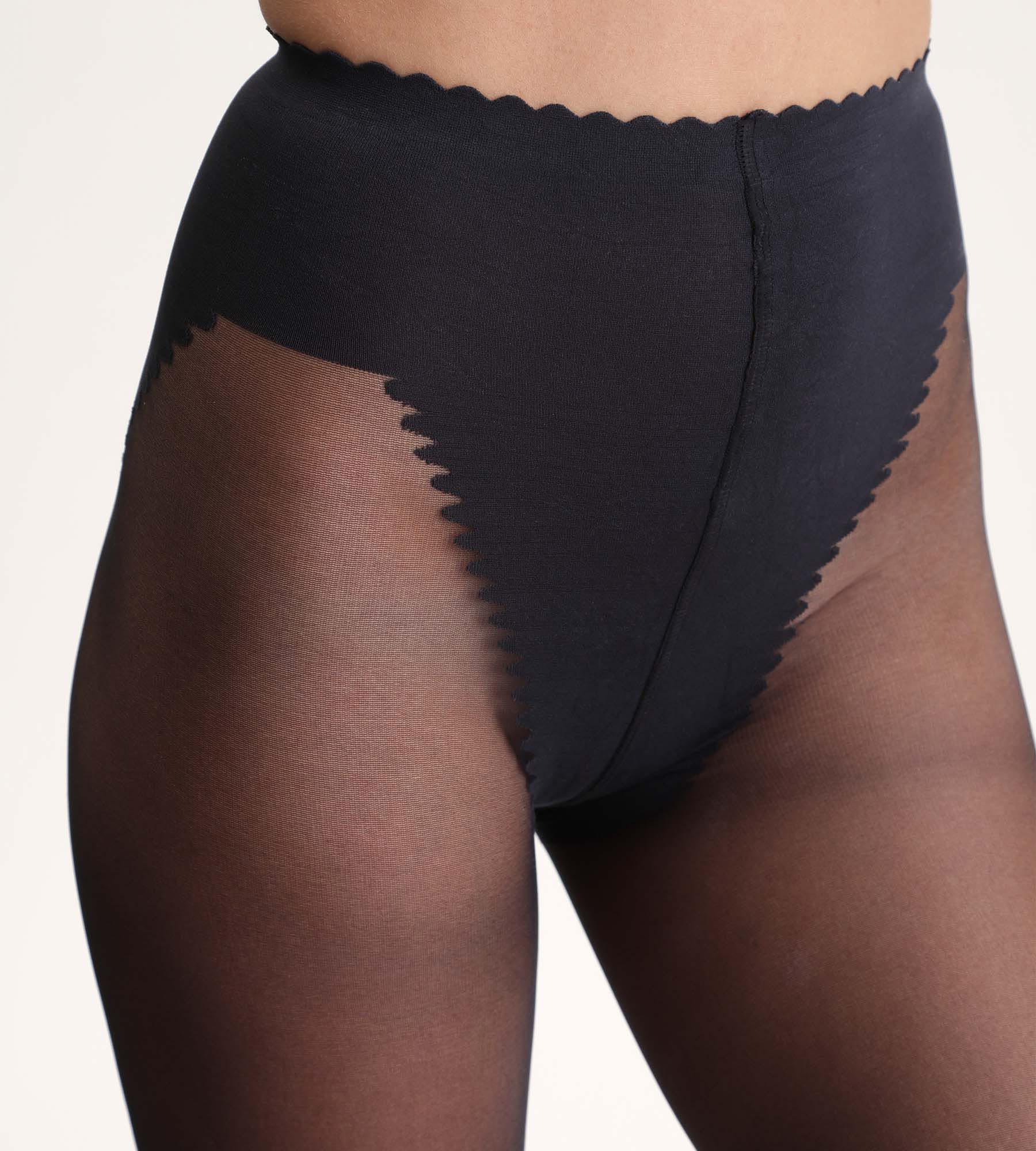 DIM Black Body Touch Ventre Plat 20 tummy-flattening tights