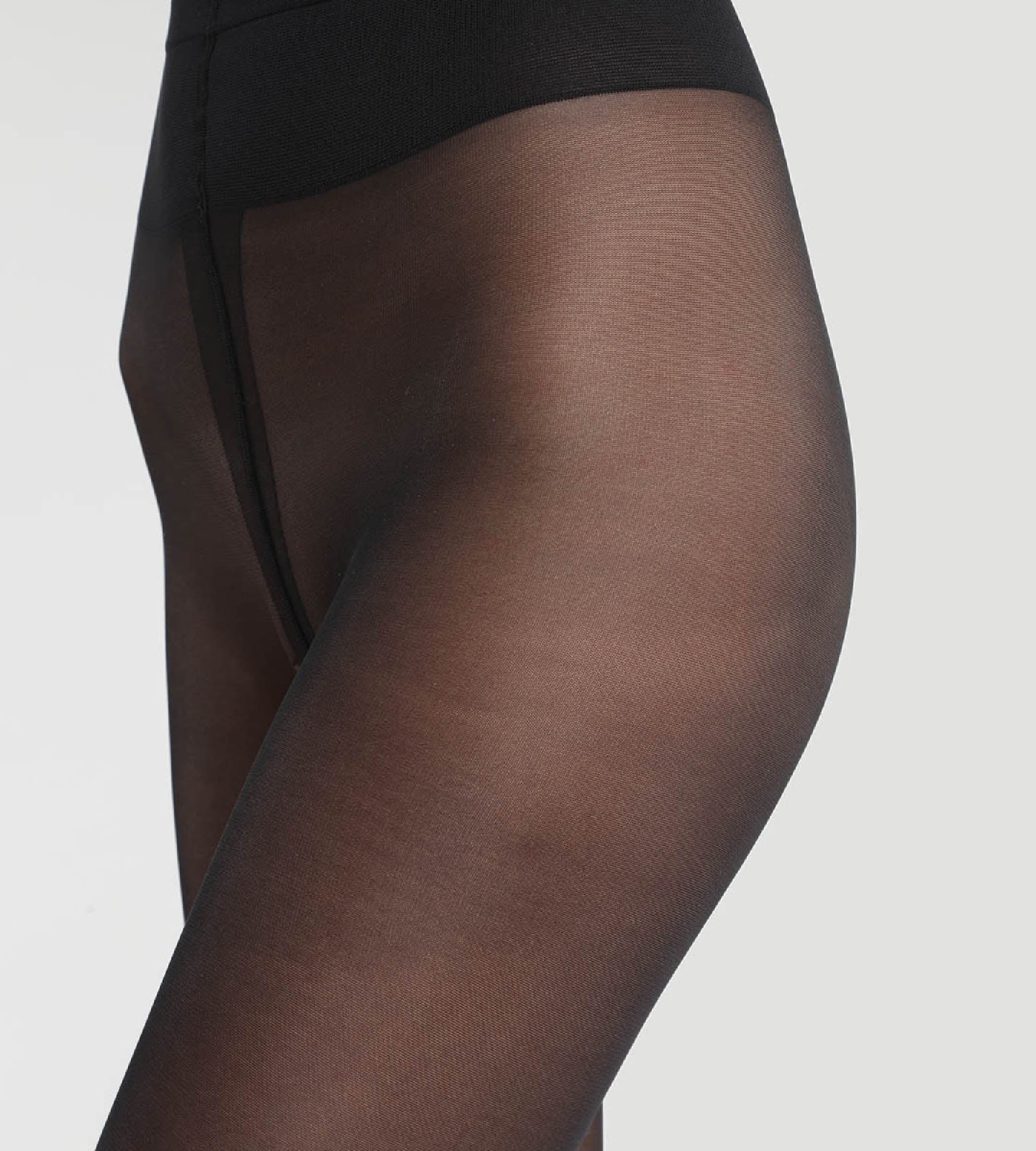 DIM Black Diam’s Jambes Fuselées 25 leg shaper tights