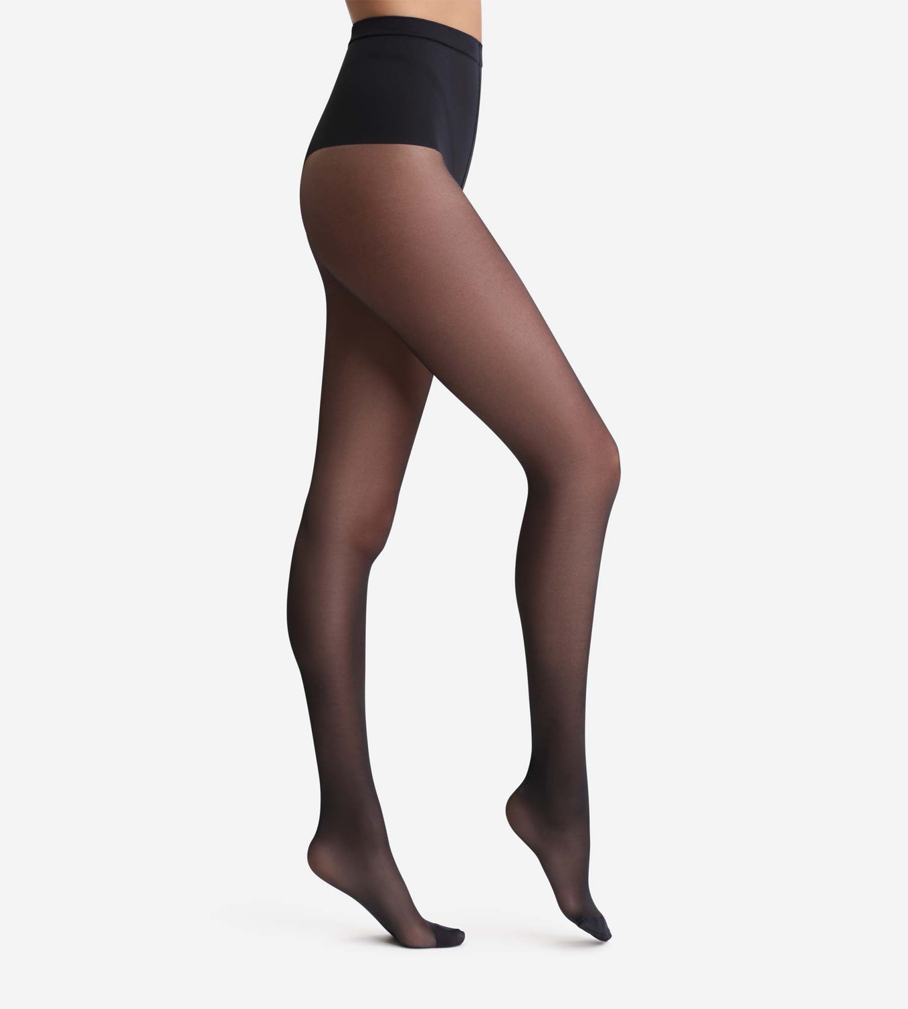 DIM Black Diam’s Ventre Plat 25 tummy-flattening tights