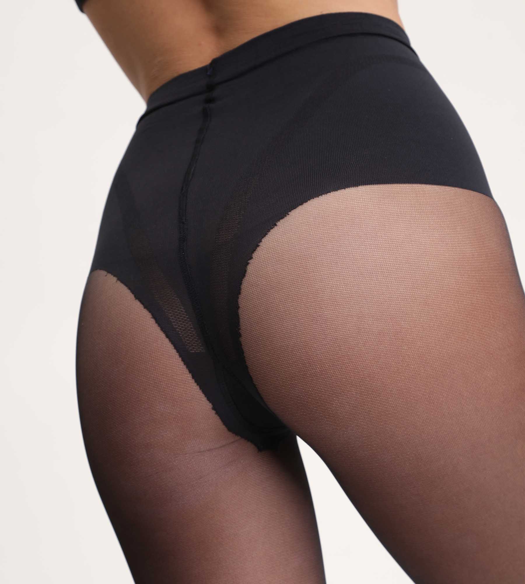 DIM Black Diam’s Ventre Plat 25 tummy-flattening tights