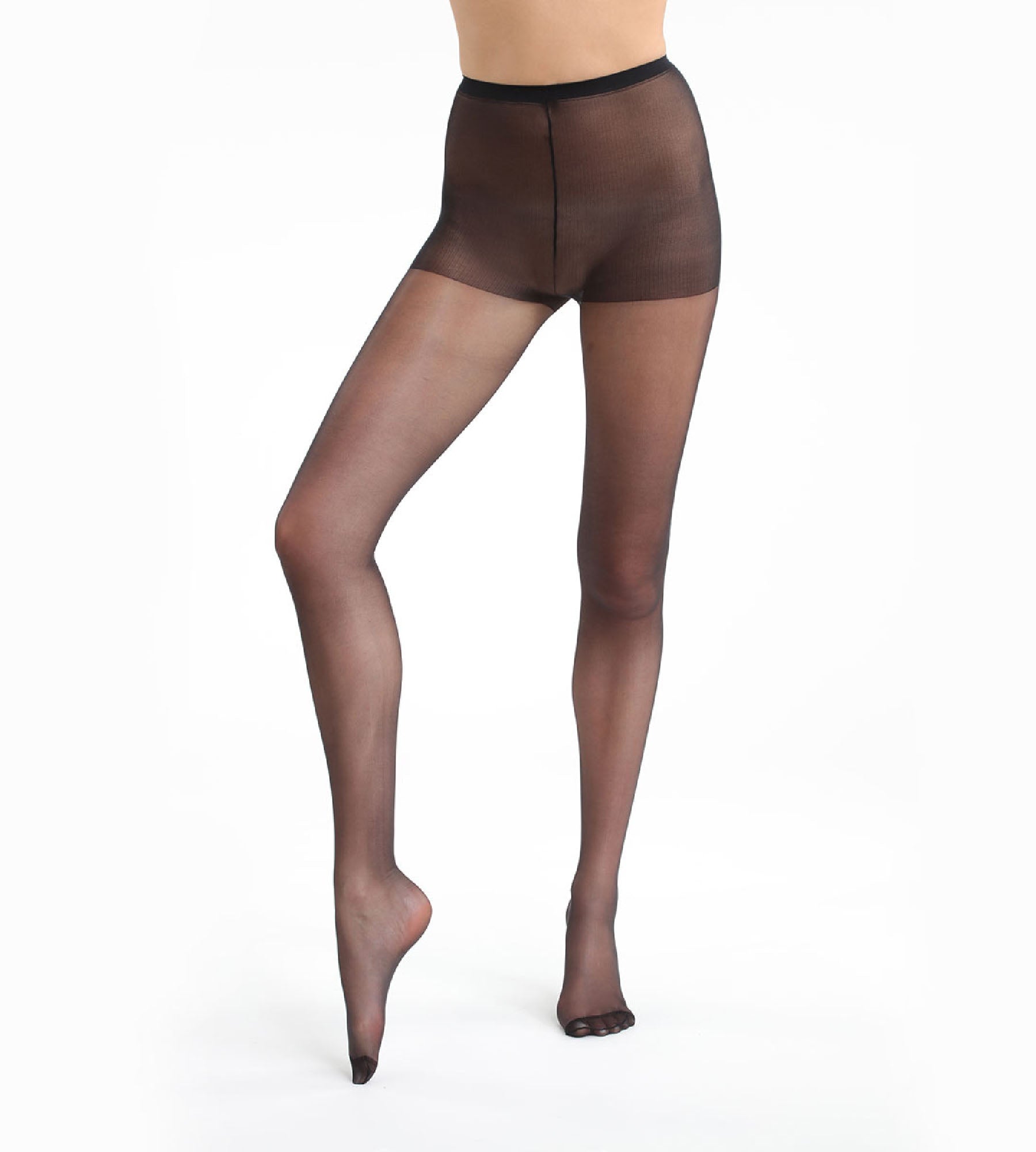 DIM Sublim Voile Brillant 15 sheer shine tights in black