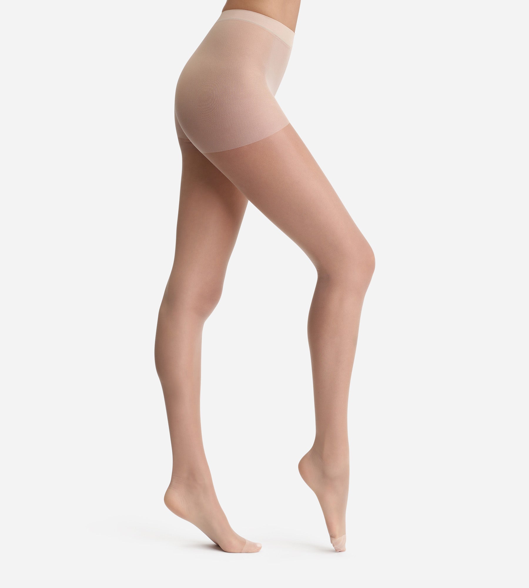 DIM Sublim Voile Brillant 15 sheer shine tights in capri