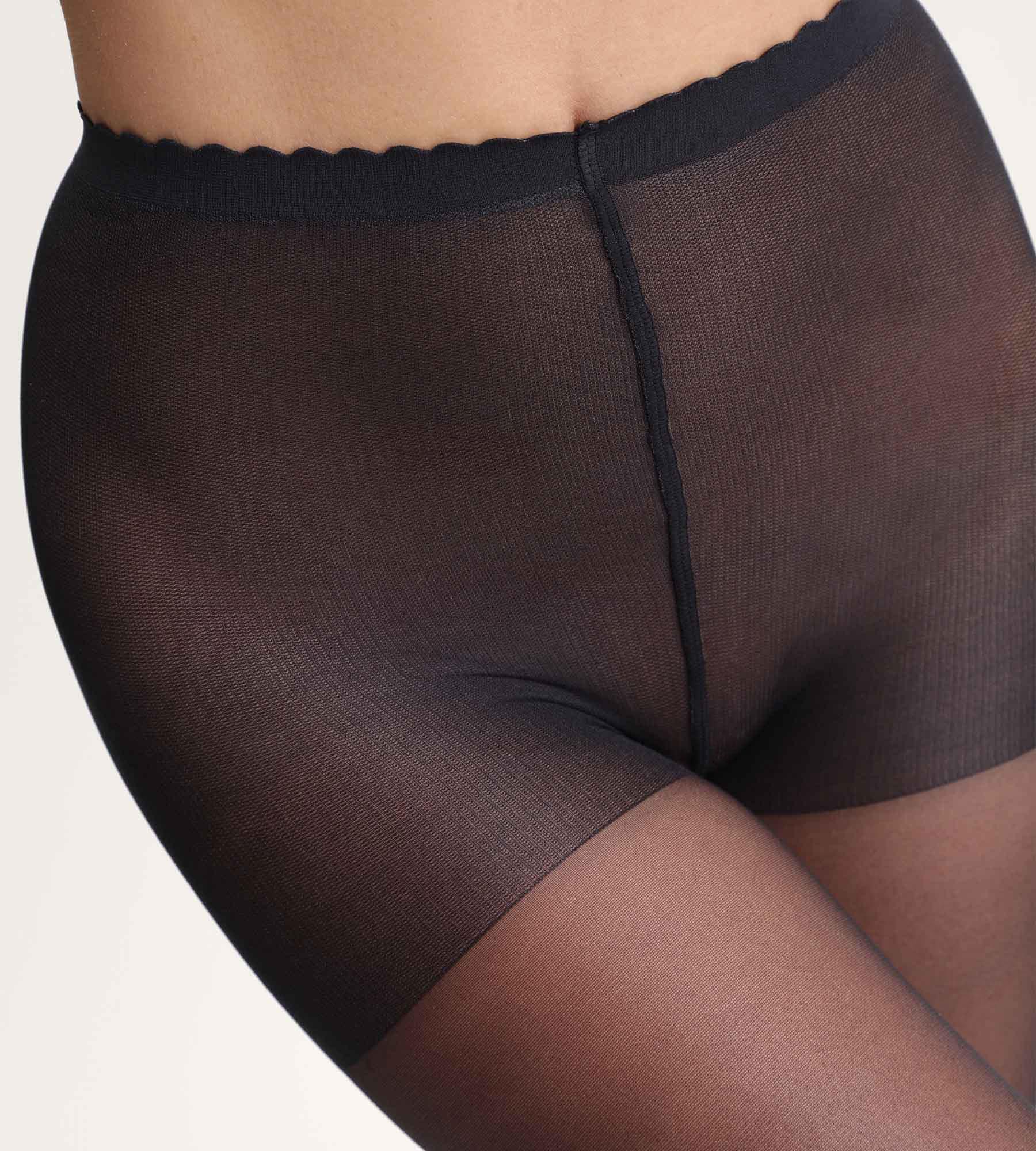 DIM Body Touch Dim 17D Black transparent veil tights
