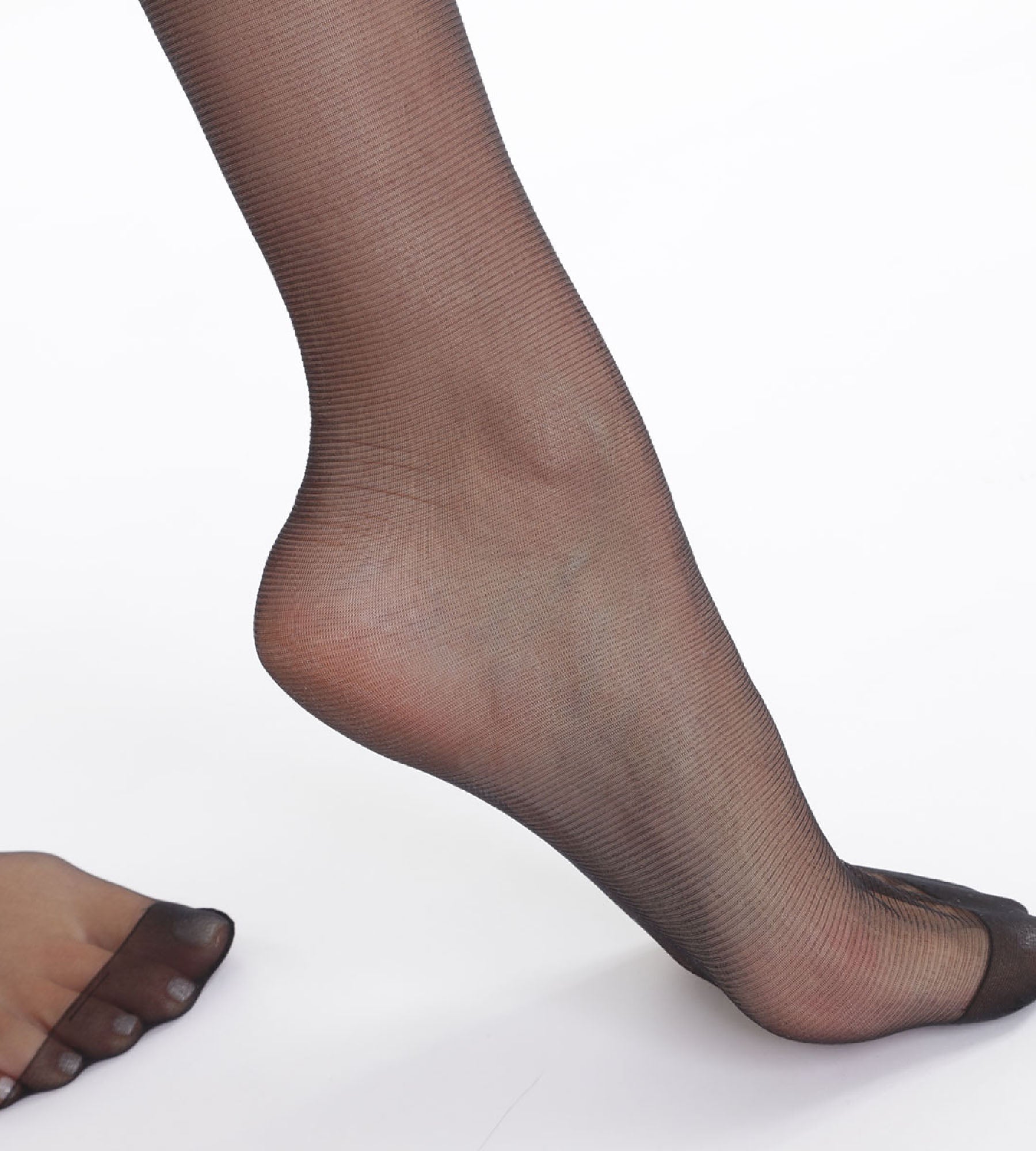 DIM Pack of 2 pairs of black Mes Essentiels 15 sheer knee highs