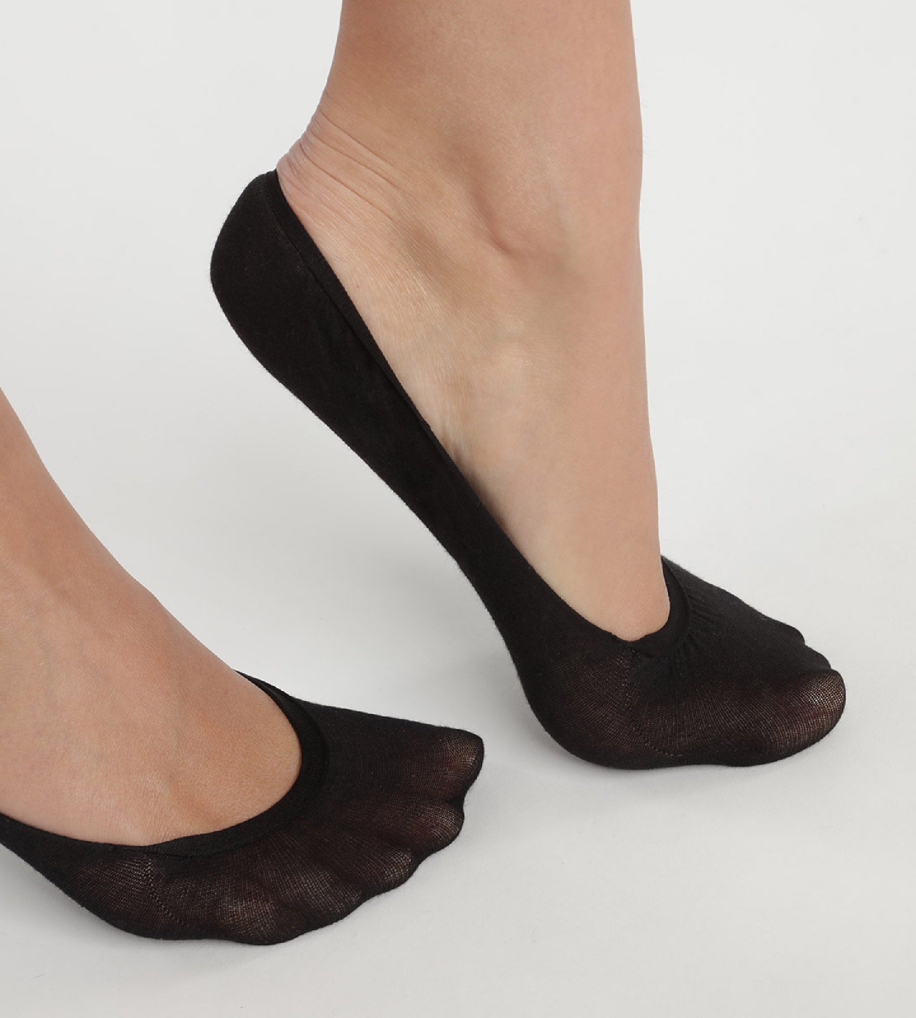 DIM Easy Day Spécial Ballerines 52 low cut footies in black