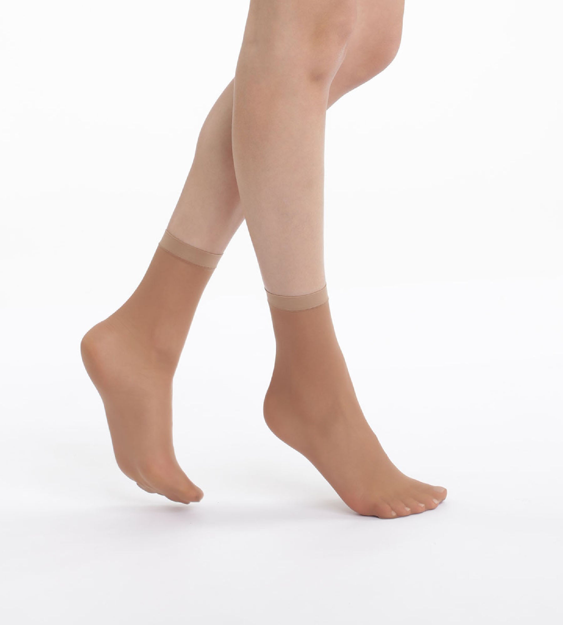 DIM Pack of 4 EcoDIM semi-opaque suede socks 30D
