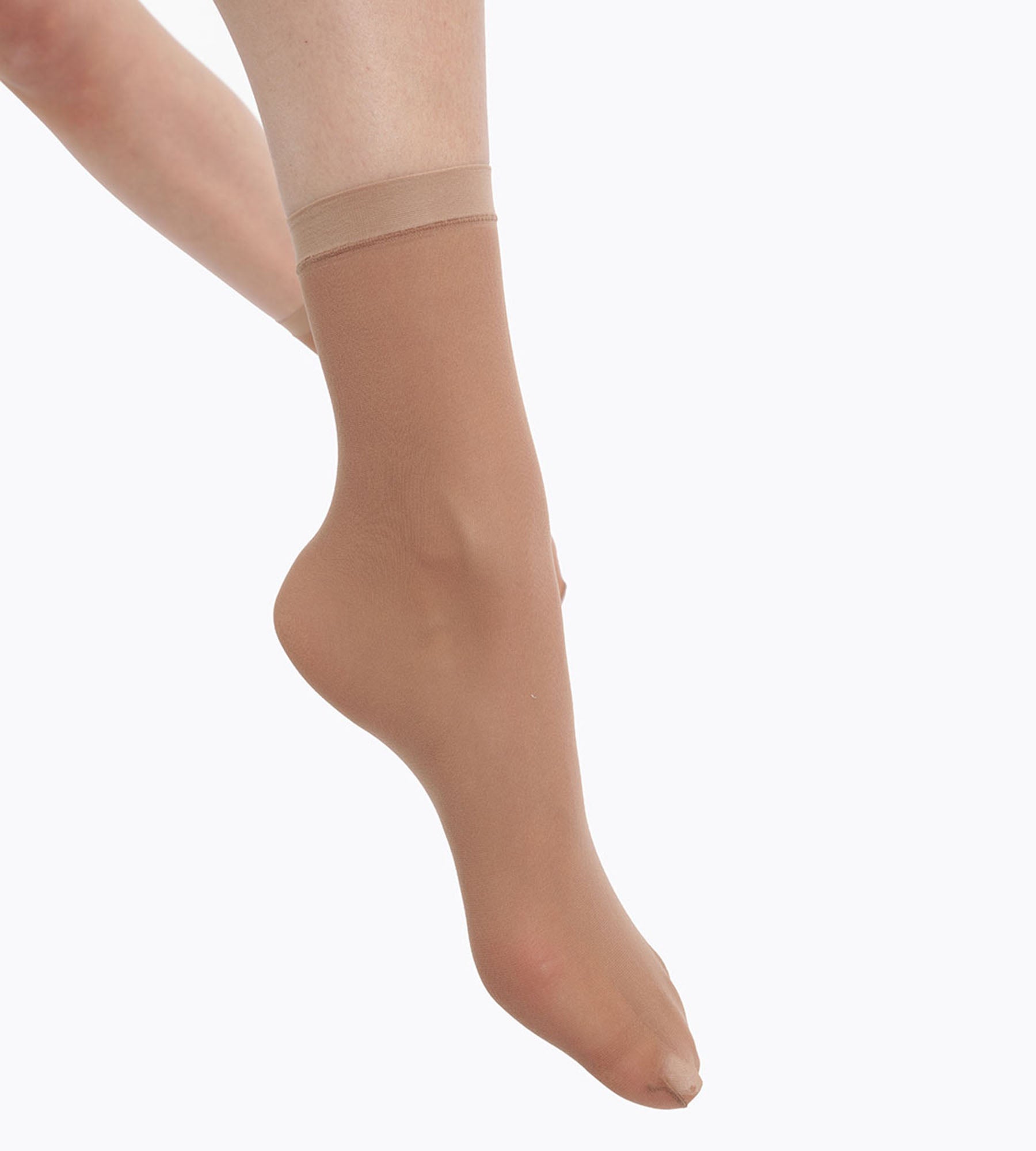 DIM Pack of 4 EcoDIM semi-opaque suede socks 30D