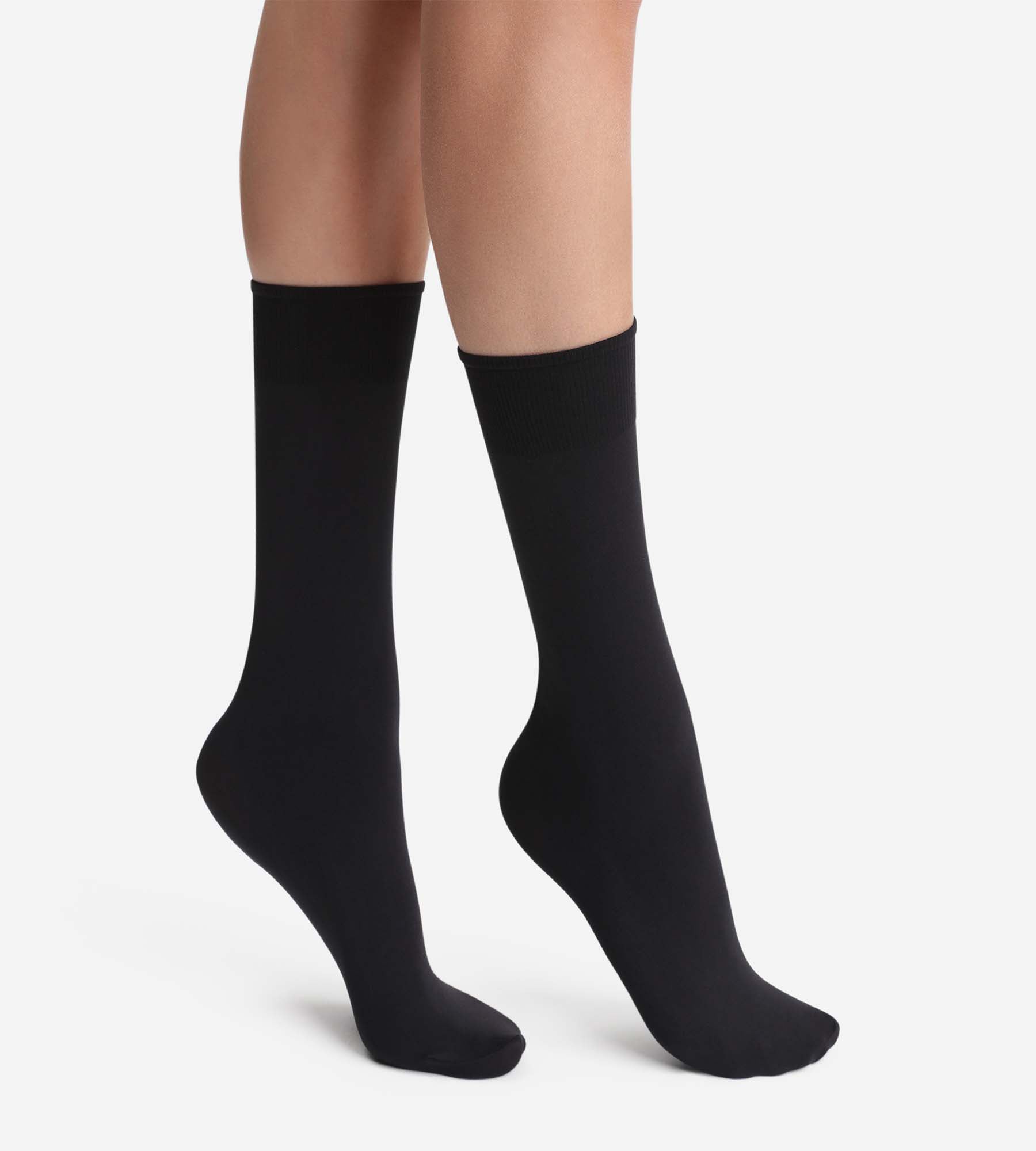 DIM Black Thermo Isole du Froid 54 thermal knee highs