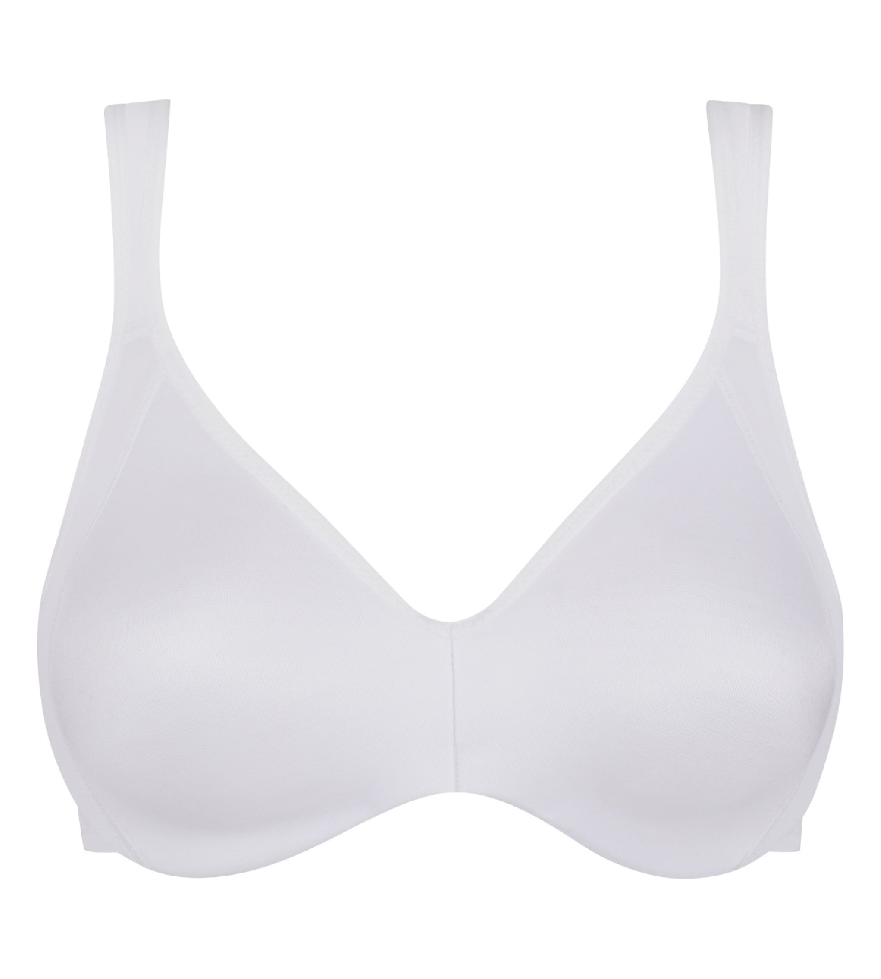 DIM Generous Dim underwire Minimizer Bra white