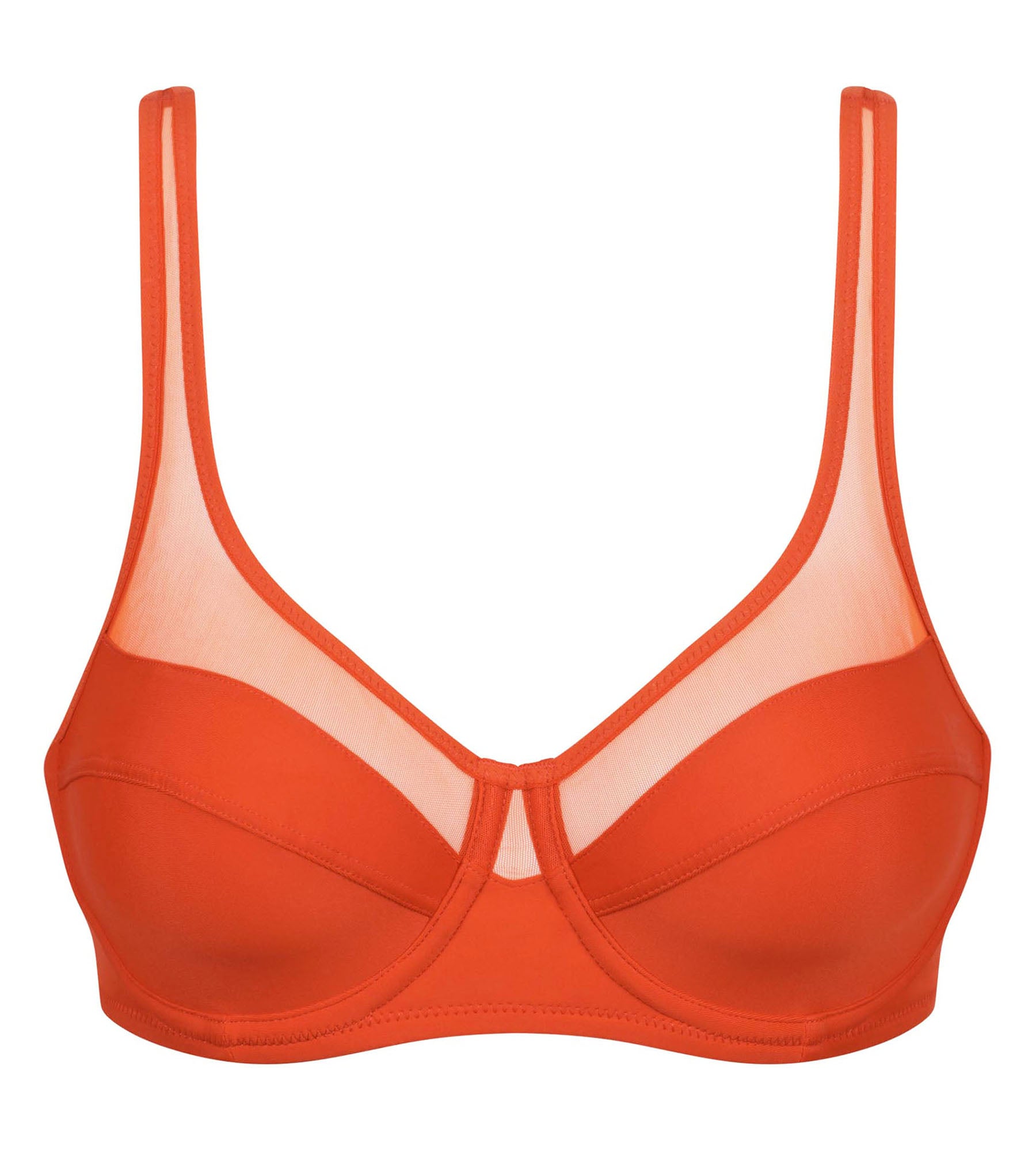 DIM Generous pumpkin underwired push-up bra