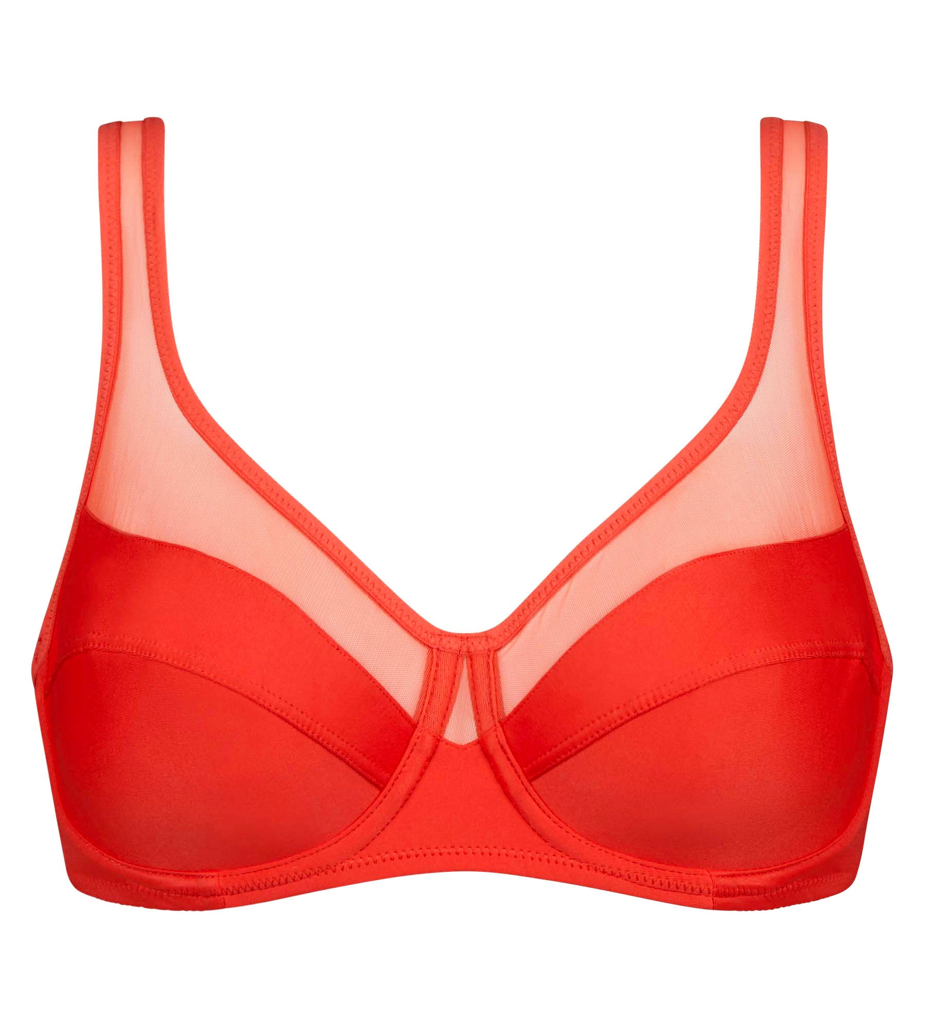 DIM Underwire bra in Flame-red Generous Dim