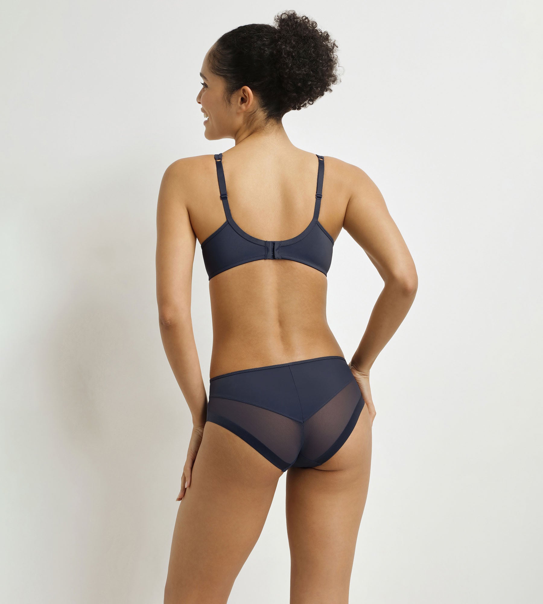DIM Girl's grey and pink bra Dim Sport