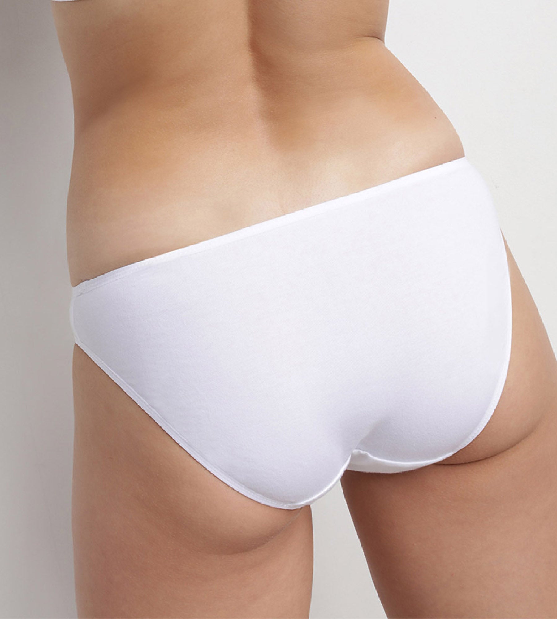 DIM White EcoDIM cotton bikini knickers