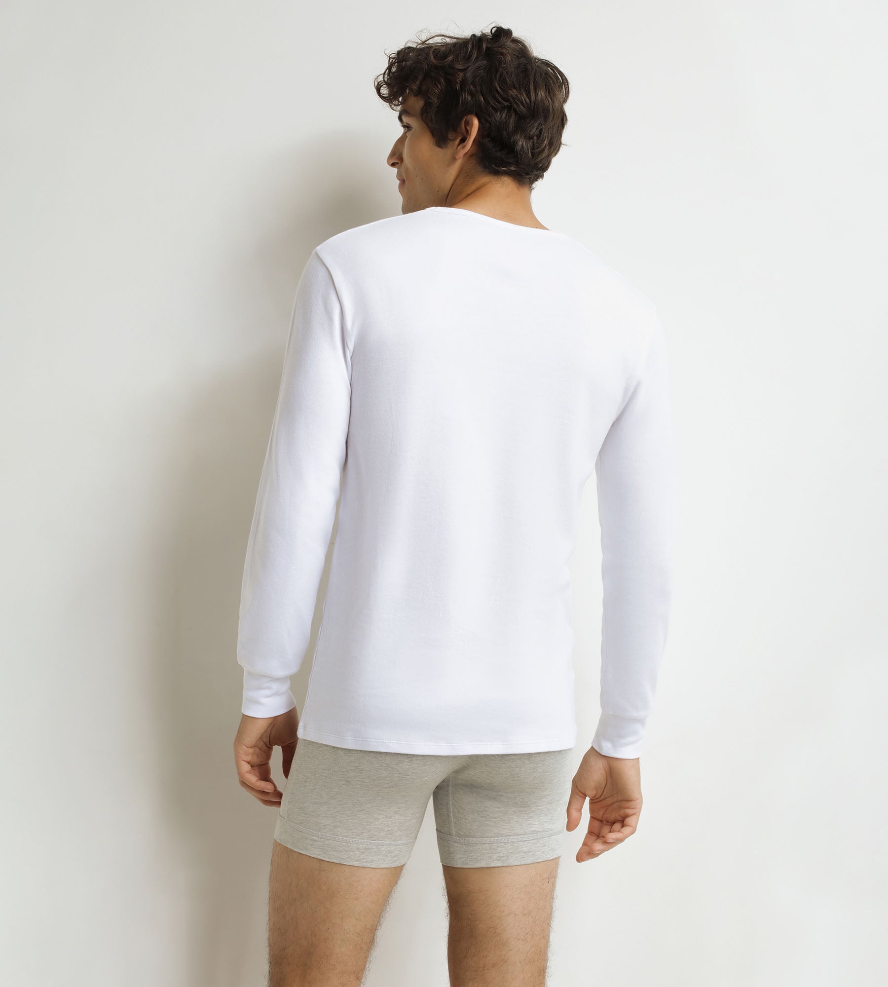 DIM Men's white cotton T-shirt Dim Thermal